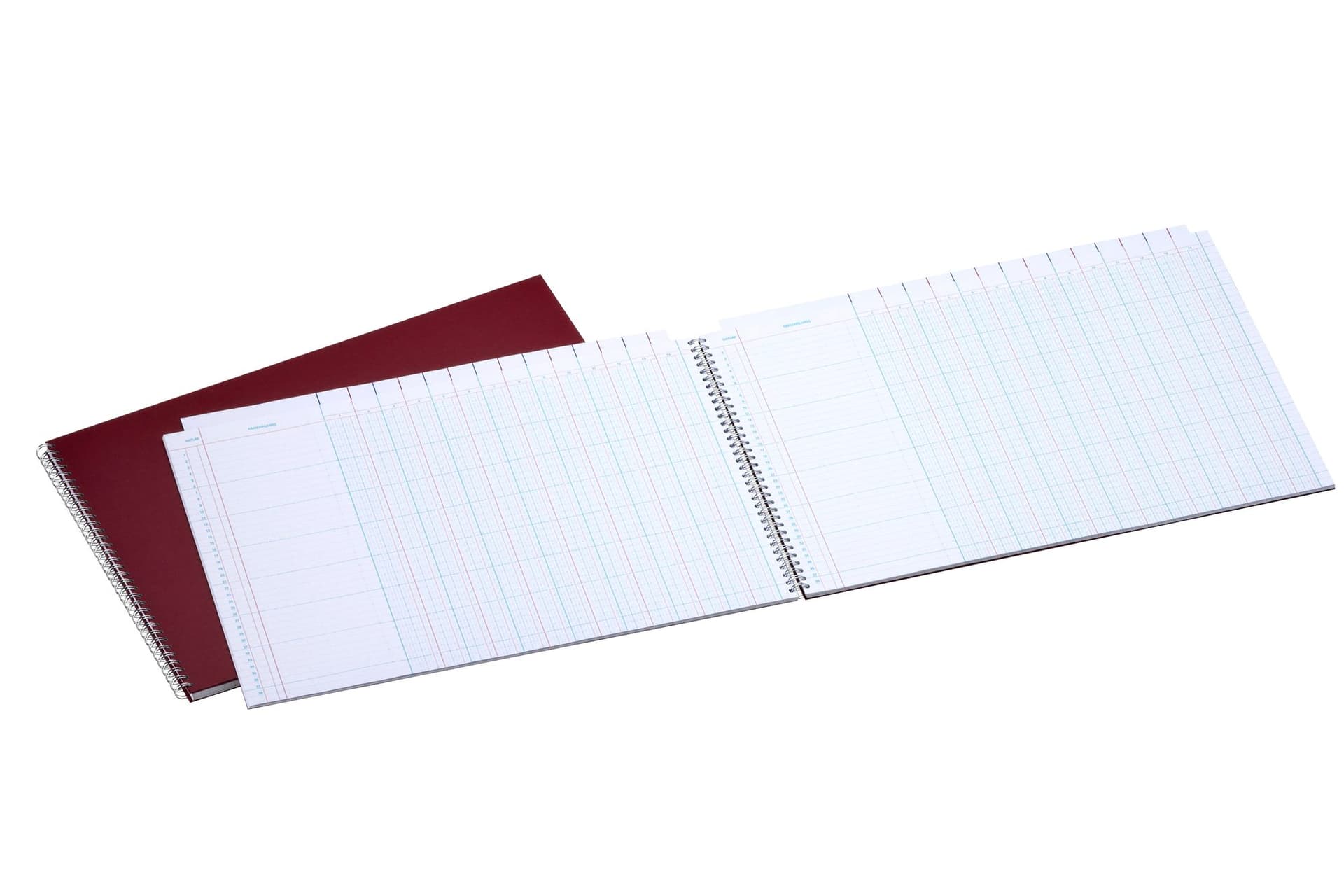 Tabellarisch register Atlanta 294x452mm 2x14kolommen 108blz spiraal