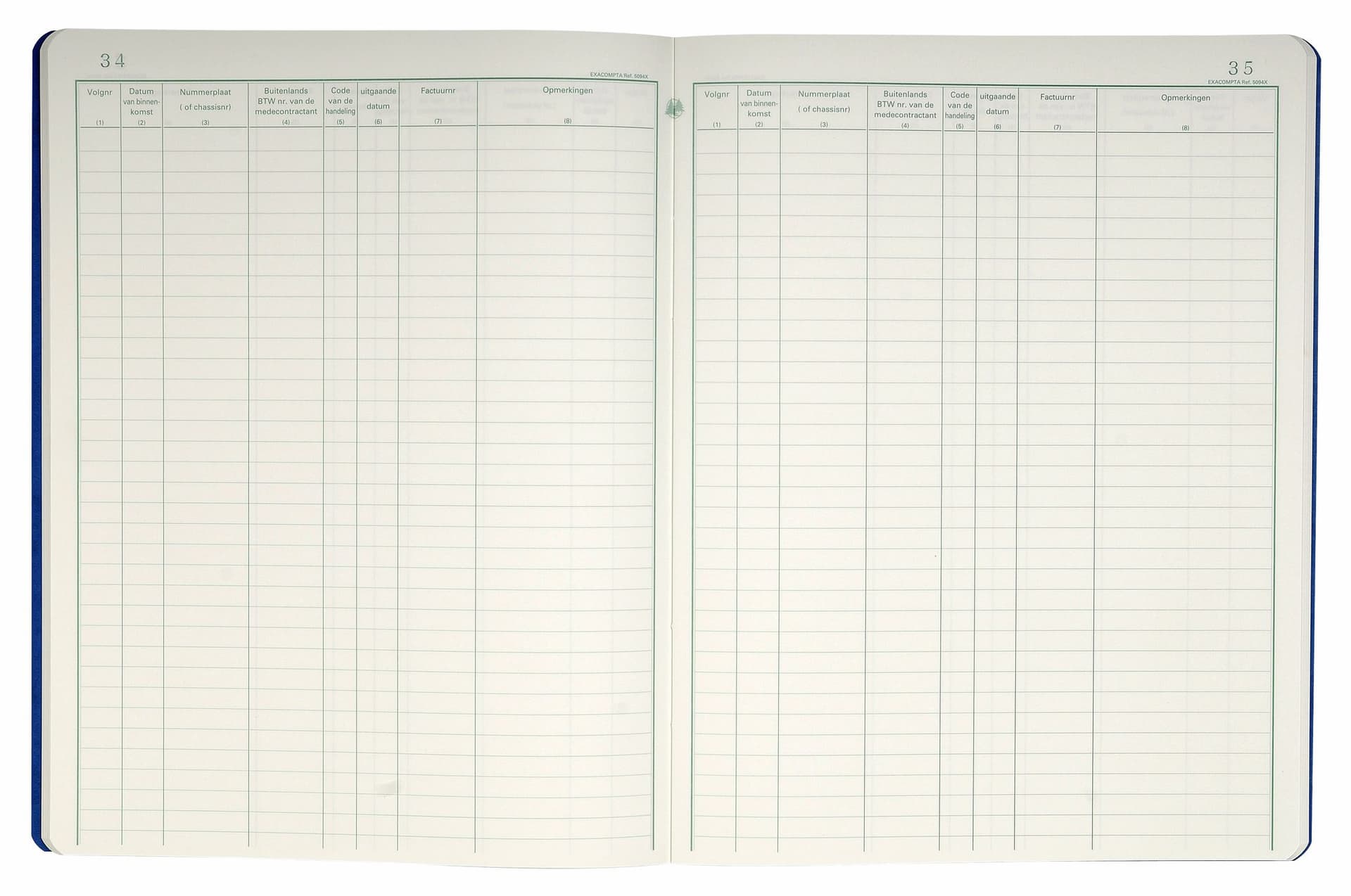 Register Piqure garagisten 320x250mm 80vel assorti 2