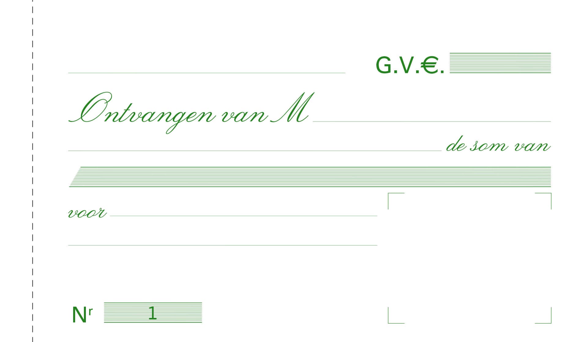 Ontvangstbewijzen Exacompta Manifold dupli 50vel Nl 3