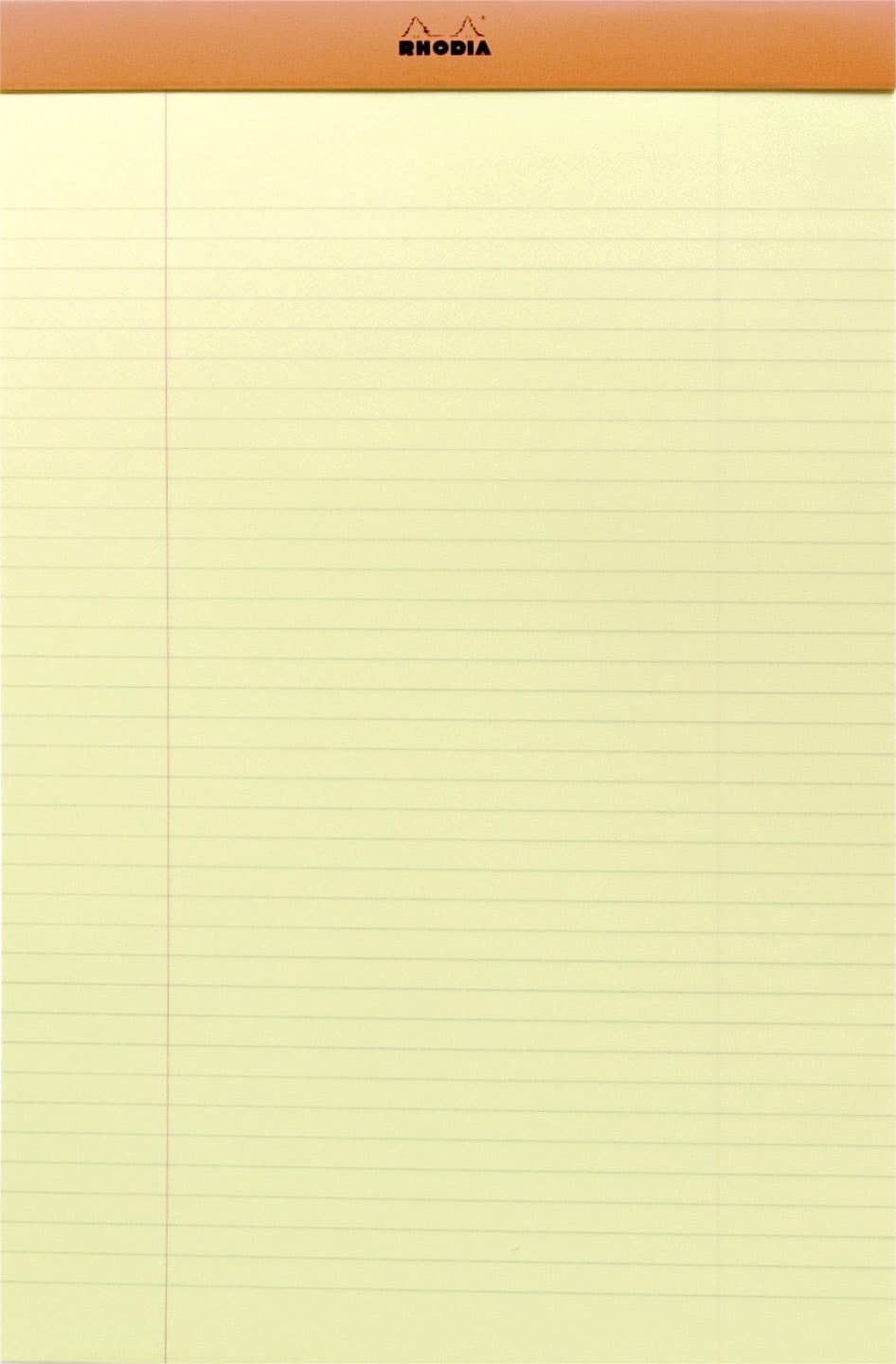 Schrijfblok Rhodia A4 lijn 80 vel 80gr geel 3