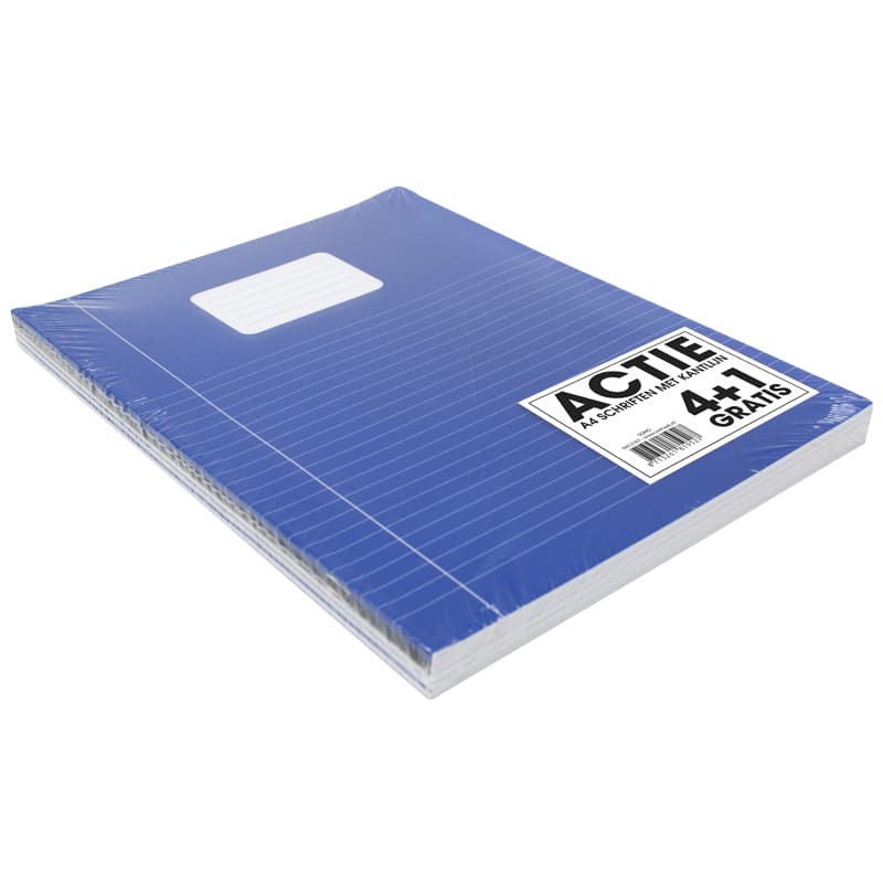 Schrift SOHO Basic A4 lijn 80 pagina's 60gr pak à 5 stuks 2