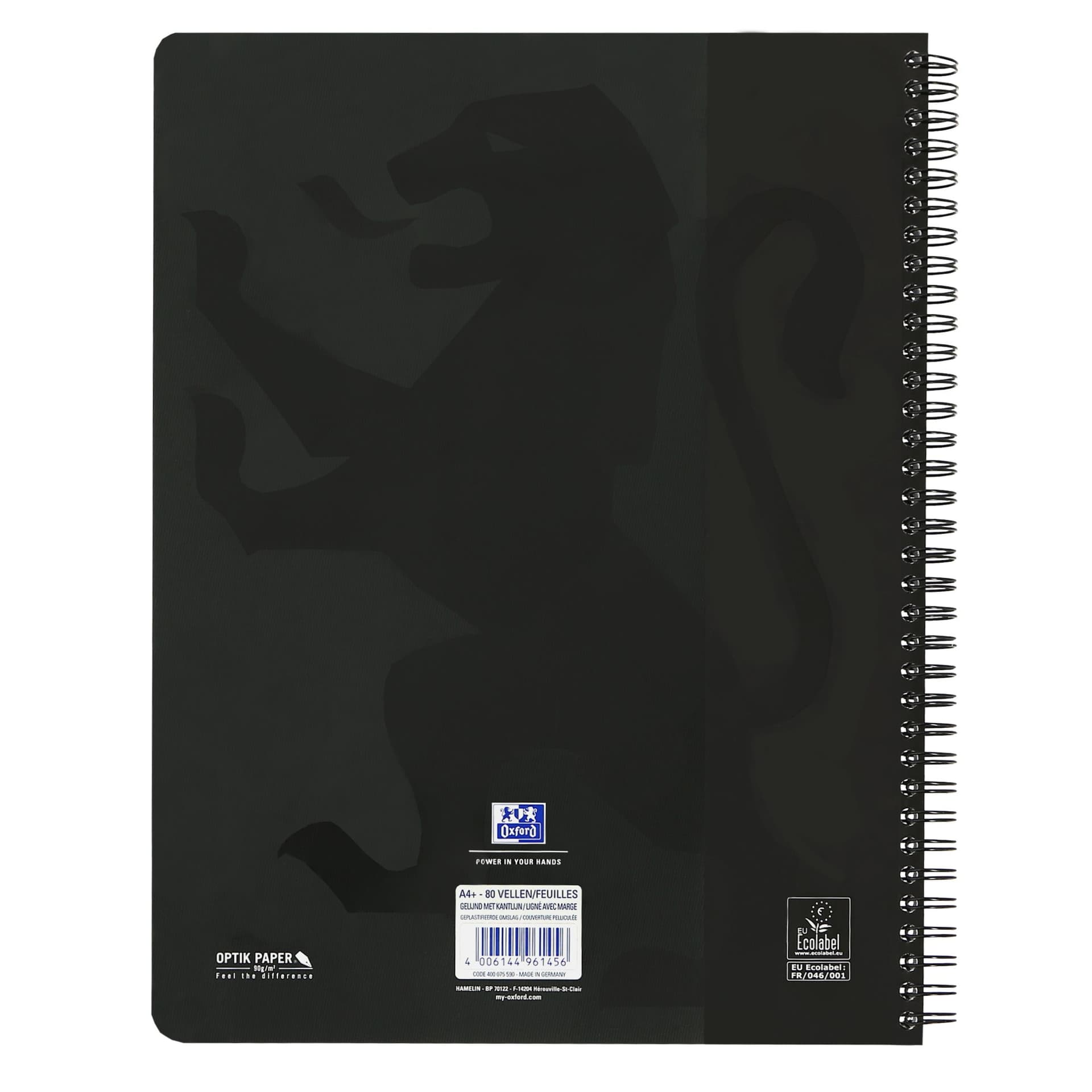 Collegeblok Oxford School A4+ lijn 23-gaats 160 pagina's 80gr voordeelpak assorti 3 stuks 3