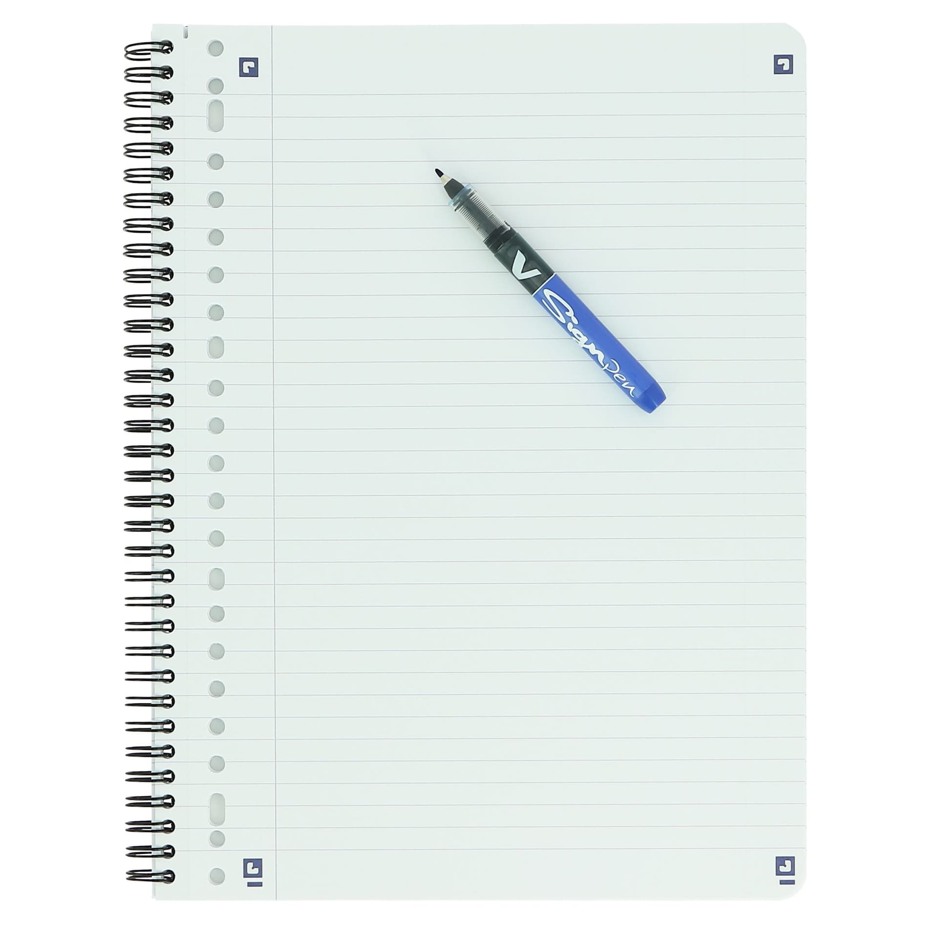 Collegeblok Oxford School A4+ lijn 23-gaats 160 pagina's 80gr voordeelpak assorti 3 stuks 5