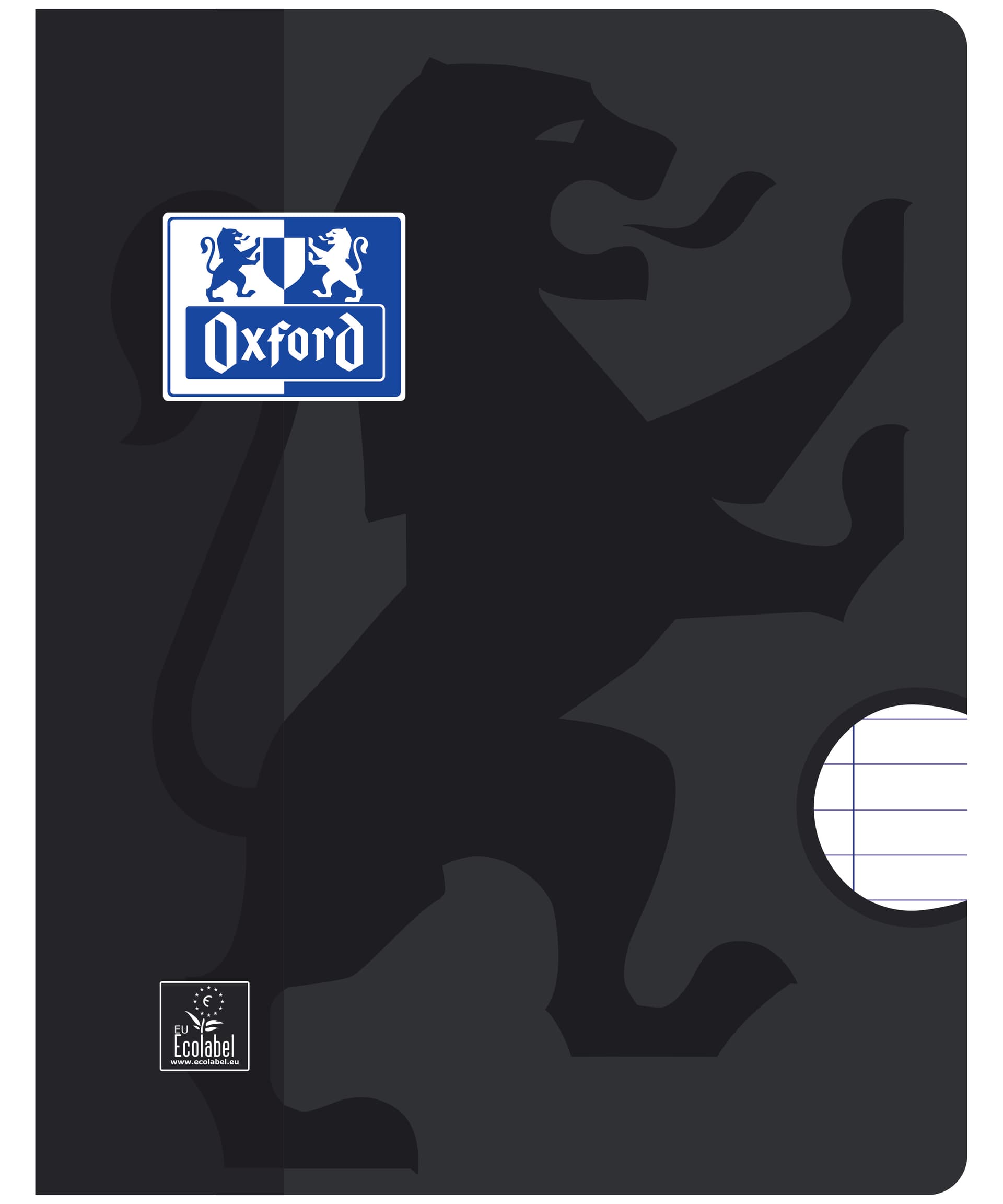 Schrift Oxford School A5 lijn 72 pagina's 80gr assorti pak à 3 stuks 3