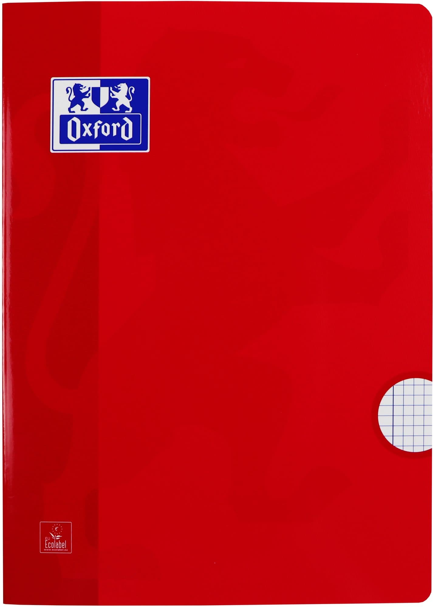 Schrift Oxford School A4 ruit 5x5mm 72 pagina's 80gr assorti 4