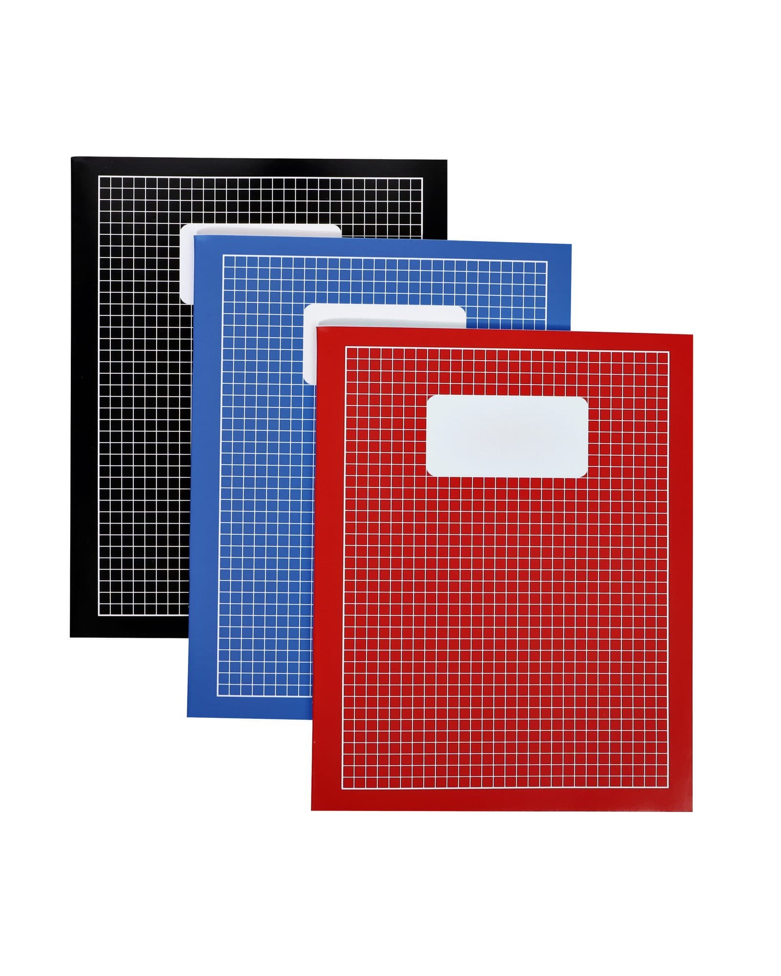 Schrift Qbasic 210x165mm ruit 5mm 80blz 70gr assorti 3