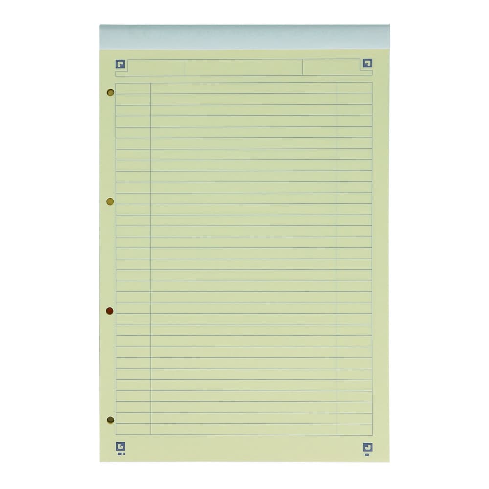 Cursusblok Oxford Orange Notepad A4+ lijn 4-gaats 160 pagina's 80gr oranje 3
