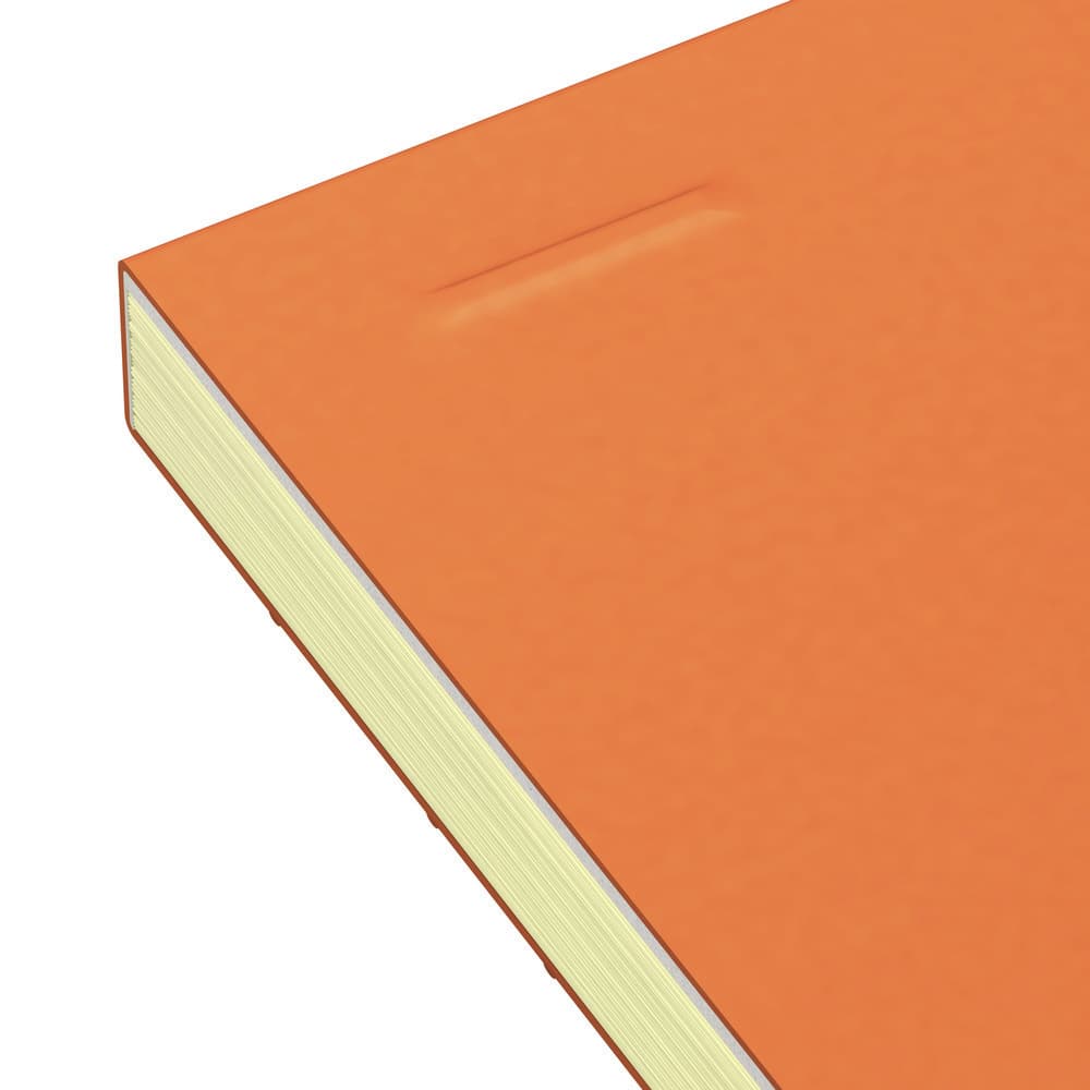 Cursusblok Oxford Orange Notepad A4+ lijn 4-gaats 160 pagina's 80gr oranje 5