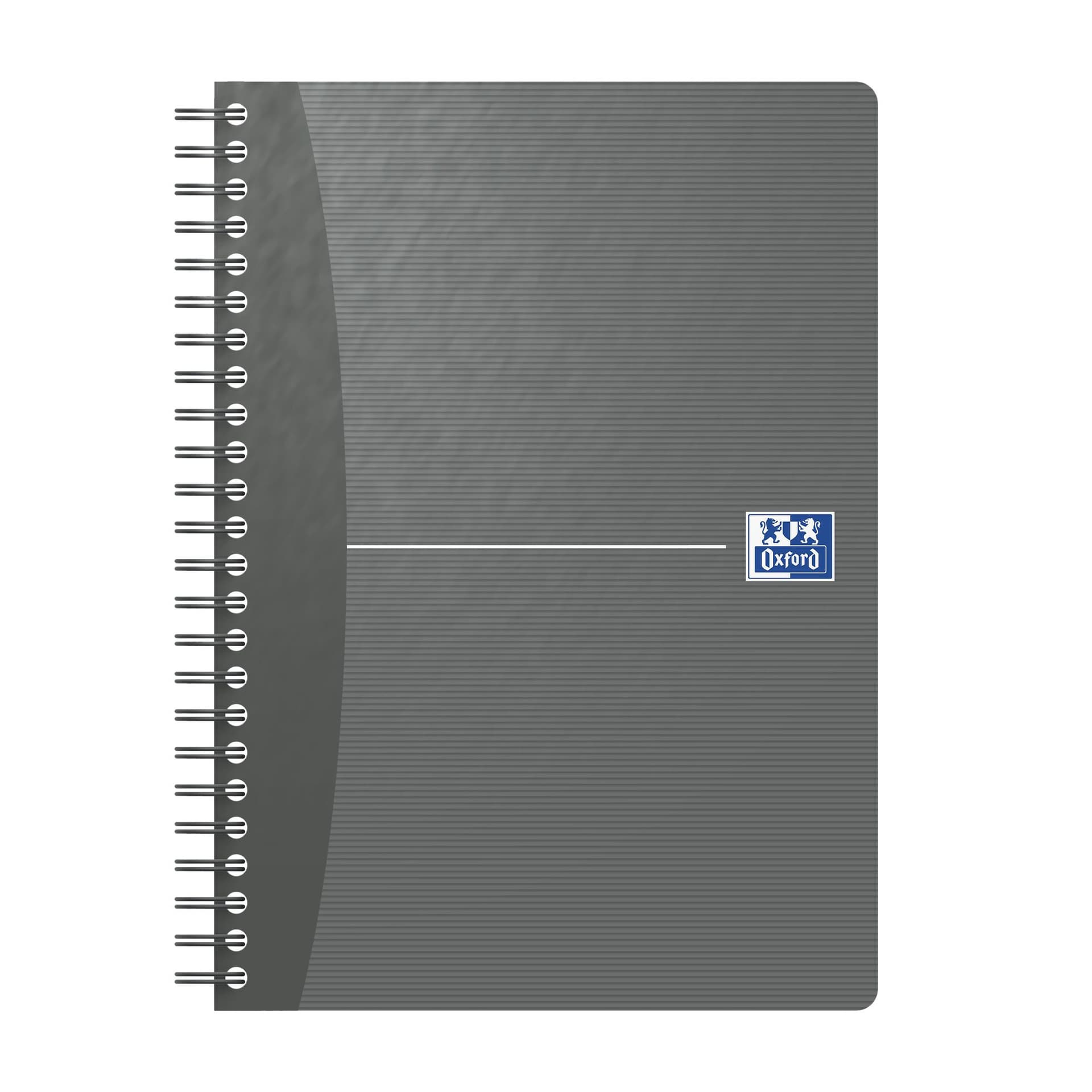 Spiraalblok Oxford Essentials A5 lijn 180 pagina's 80gr assorti 4
