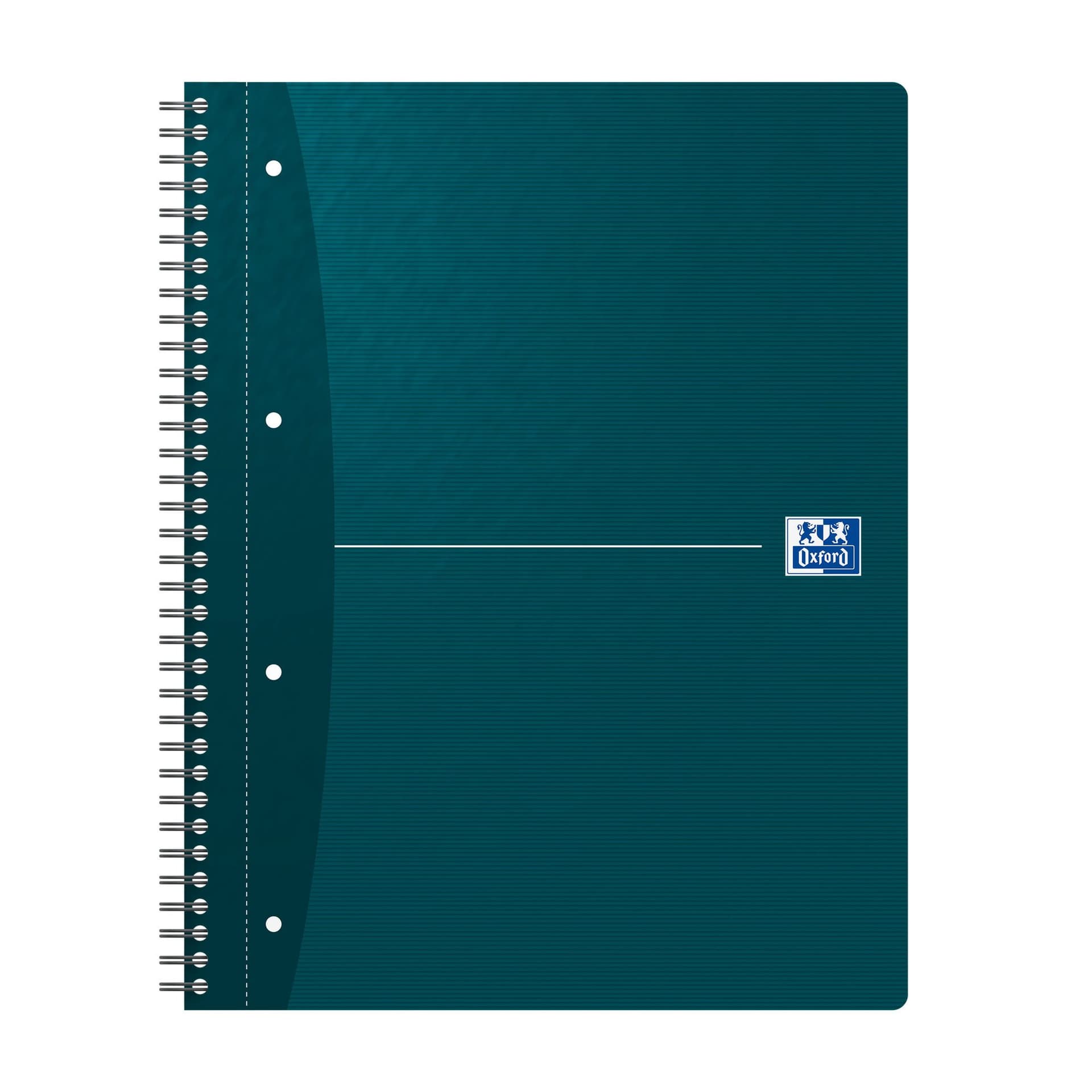 Collegeblok Oxford Office Essentials A4+ lijn 4-gaats 180 pagina's 80gr assorti 5