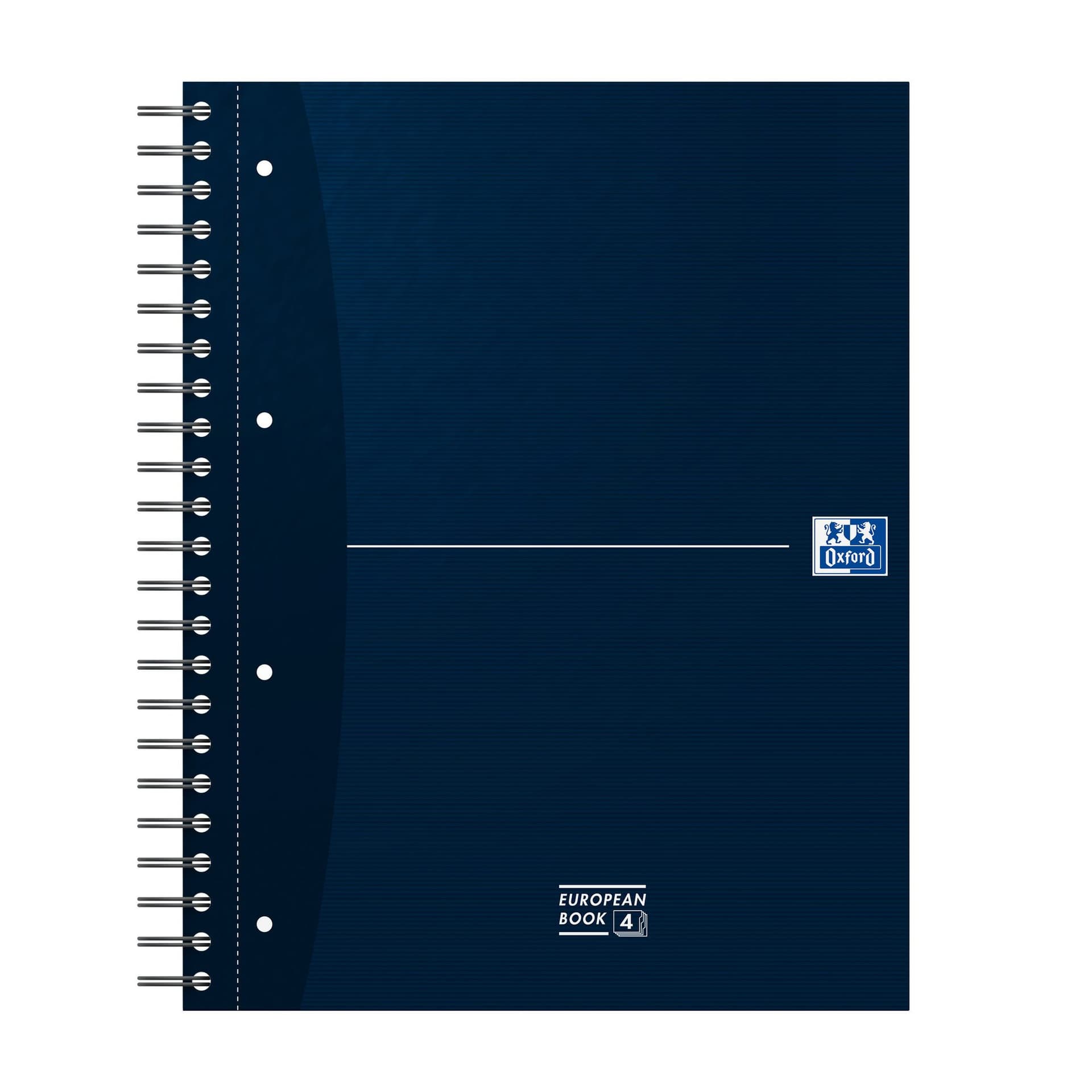 Collegeblok Oxford Office Essentials Europeanbook A4+ 4-gaats 120 pagina's assorti 2
