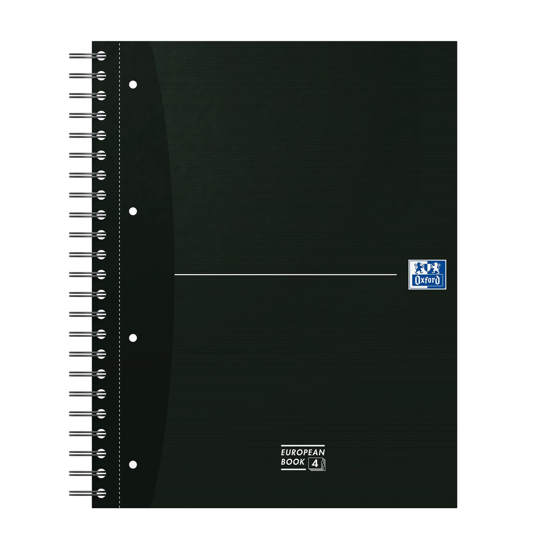Collegeblok Oxford Office Essentials Europeanbook A4+ 4-gaats 120 pagina's assorti 3
