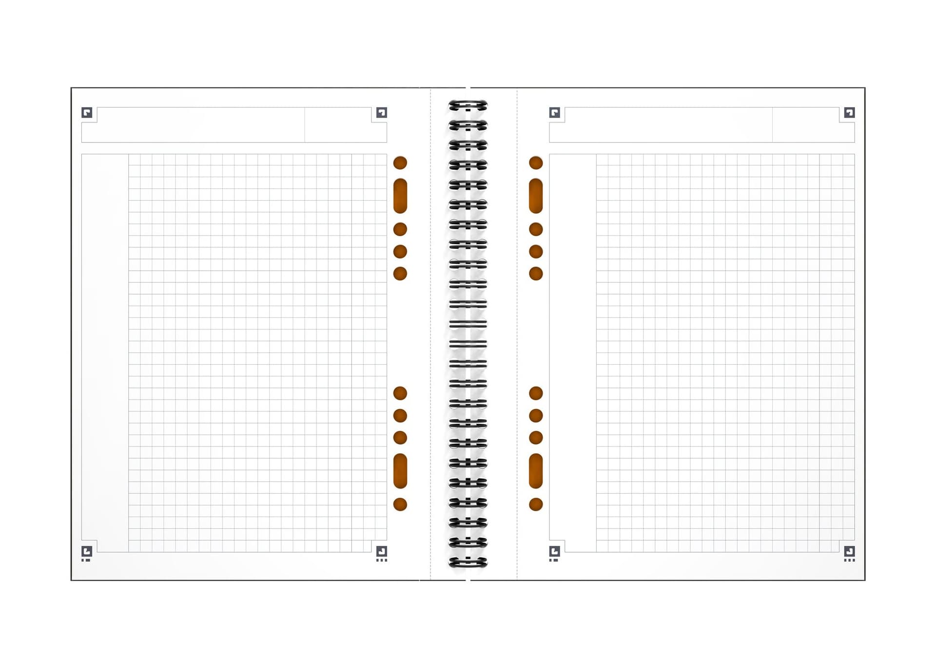 Spiraalblok Oxford International Notebook A5+ ruit 160 pagina's 3