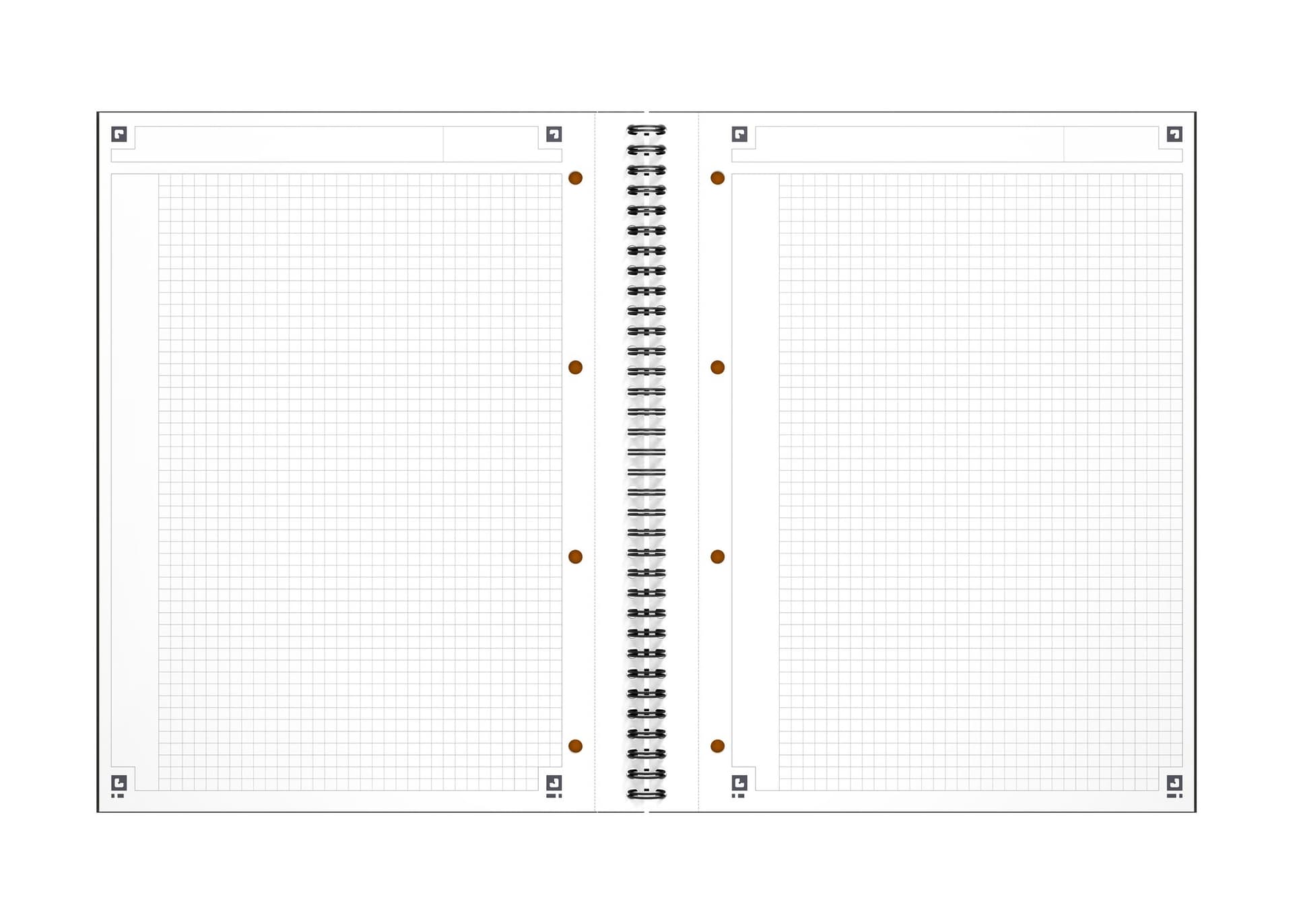 Spiraalblok Oxford International Notebook A4+ ruit 5mm 3