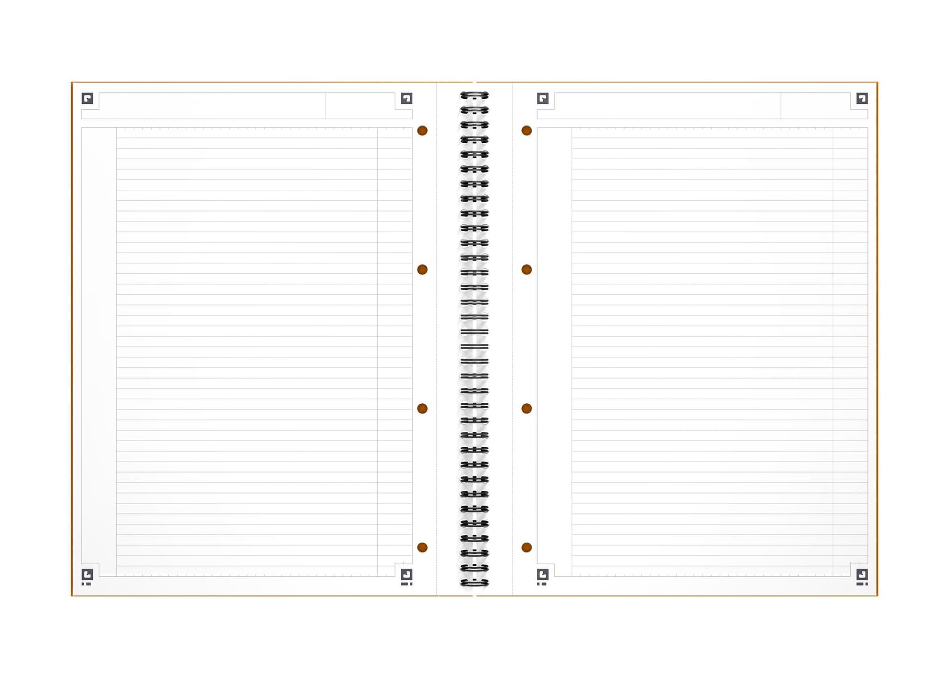 Spiraalblok Oxford International Notebook A4+ 160 pagina's lijn 3