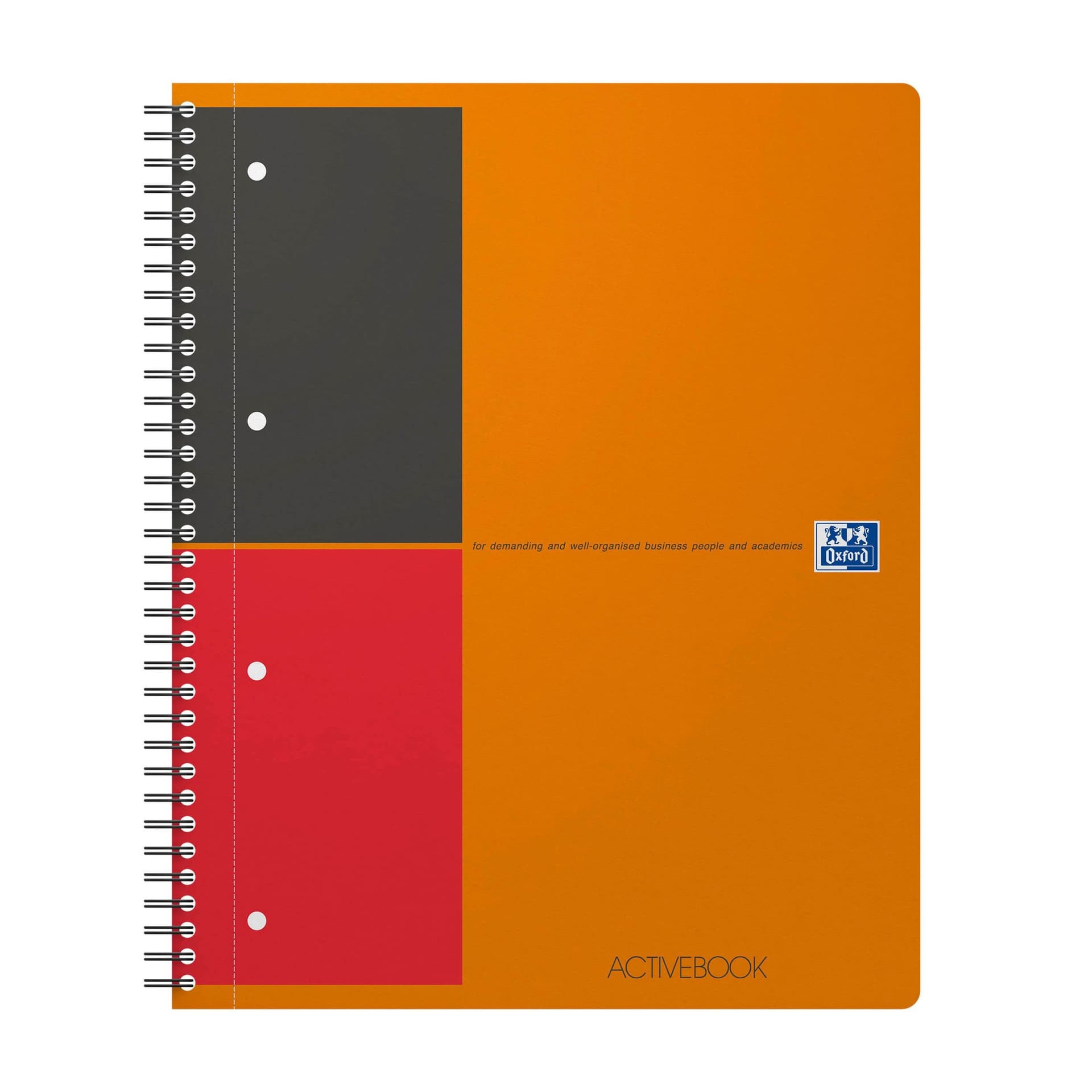 Spiraalblok Oxford International Activebook A4+ 160 pagina's lijn