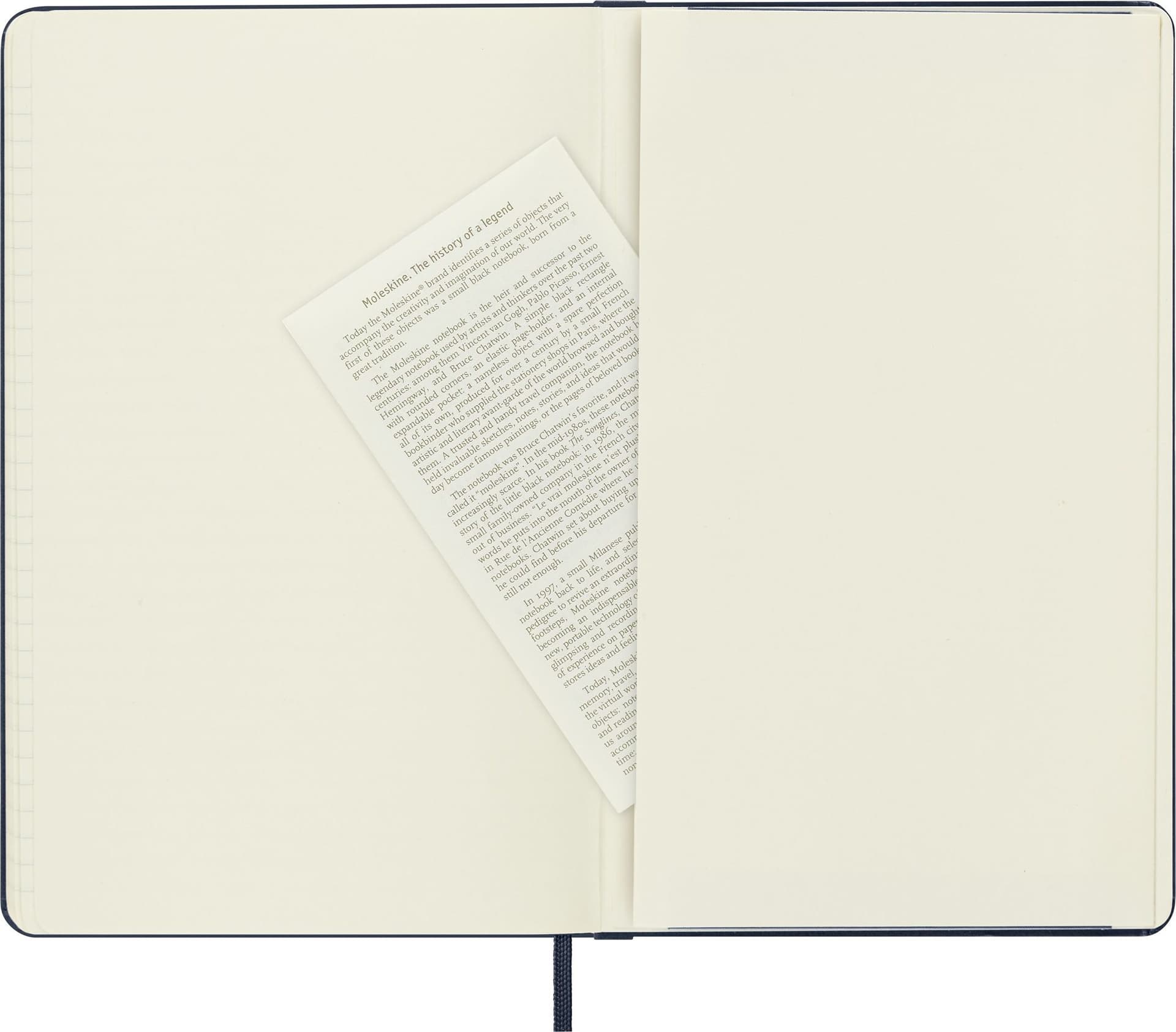 Notitieboek Moleskine large 130X210mm lijn hard cover sapphire blue 4