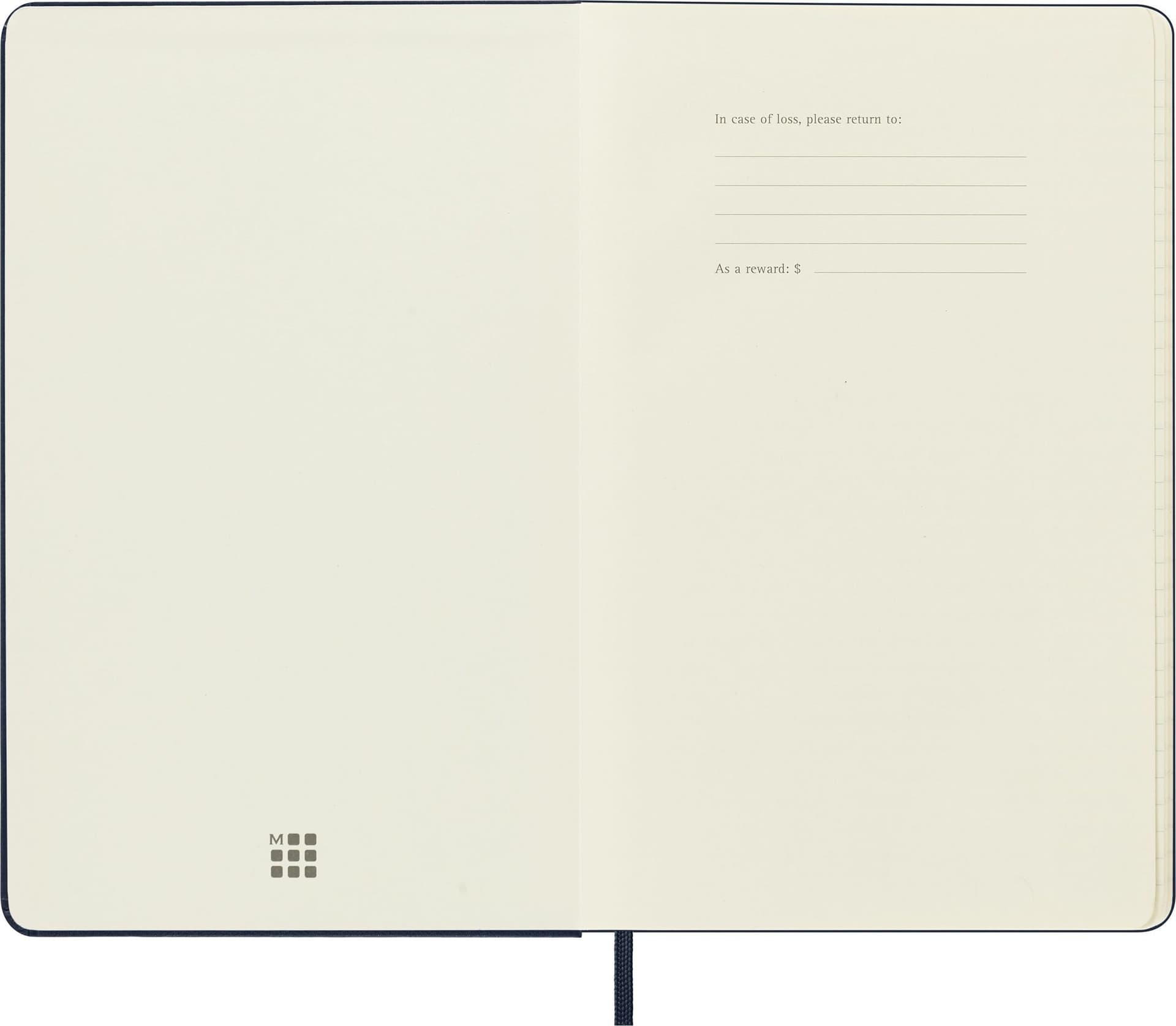 Notitieboek Moleskine large 130X210mm lijn hard cover sapphire blue 5