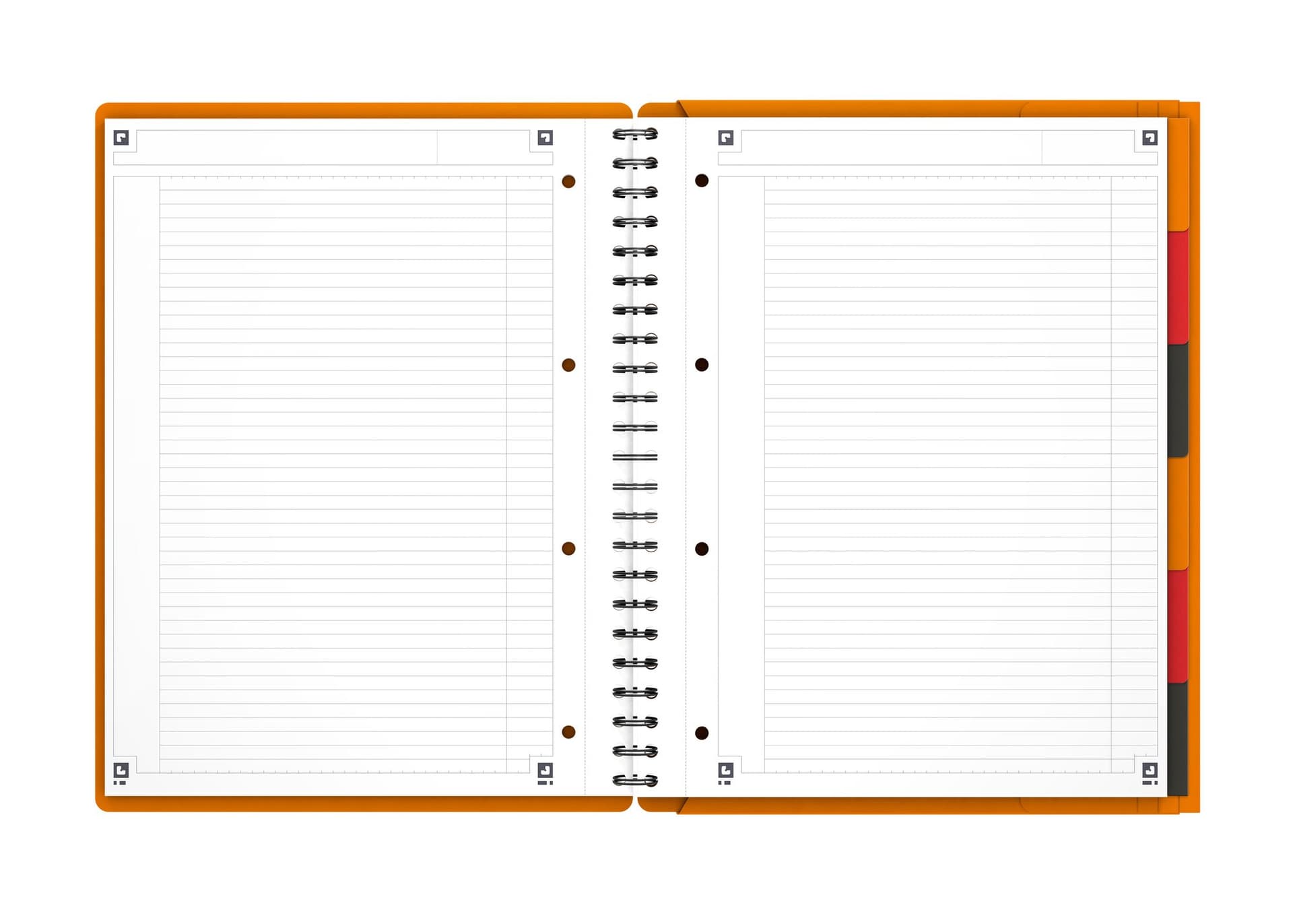 Spiraalblok Oxford International Organiserbook A4+ 160 pagina's lijn 5