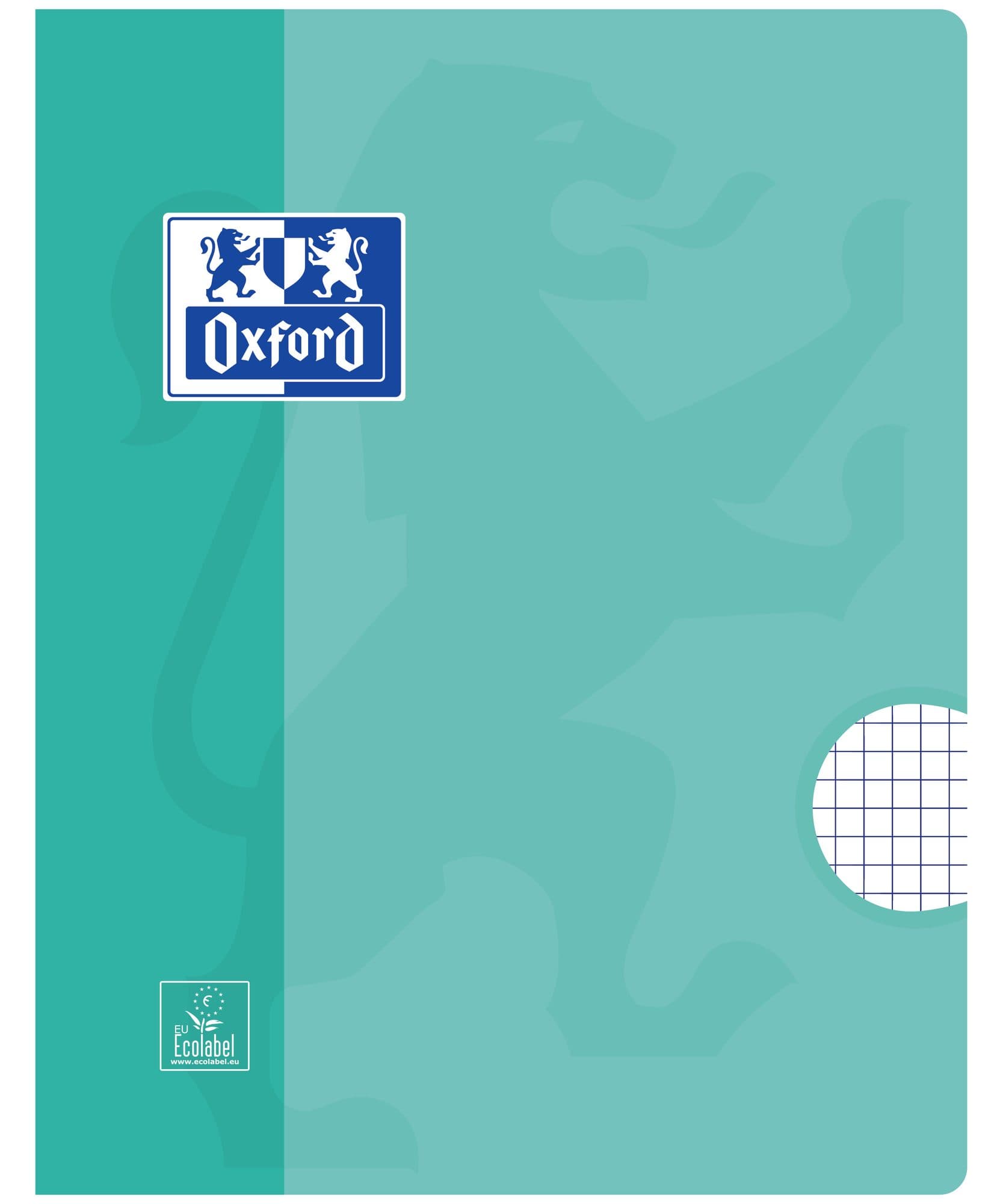 Schrift Oxford School A5 ruit 5x5mm 72 pagina's 80gr assorti 4