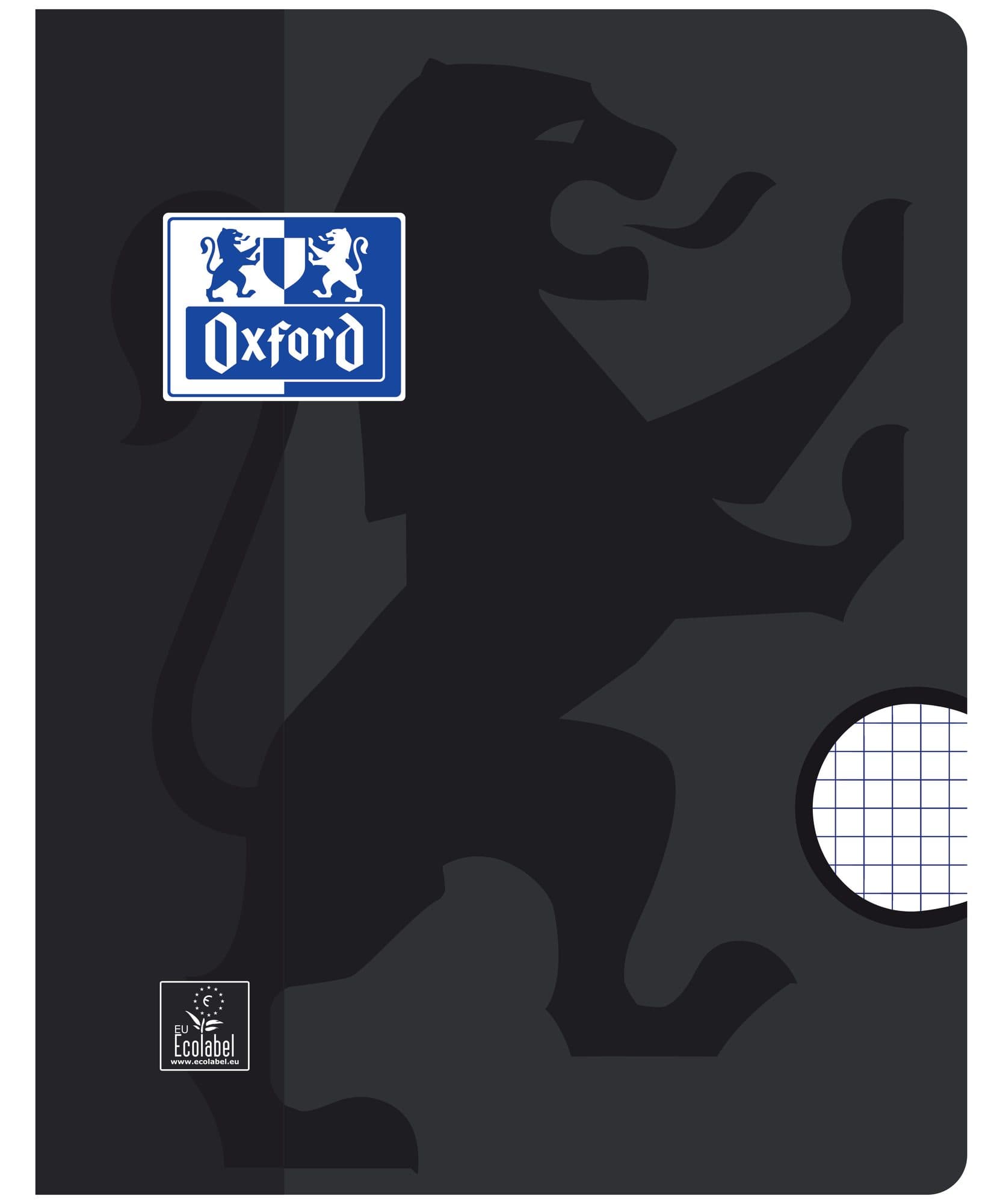 Schrift Oxford School A5 ruit 5x5mm 72 pagina's 80gr assorti 5
