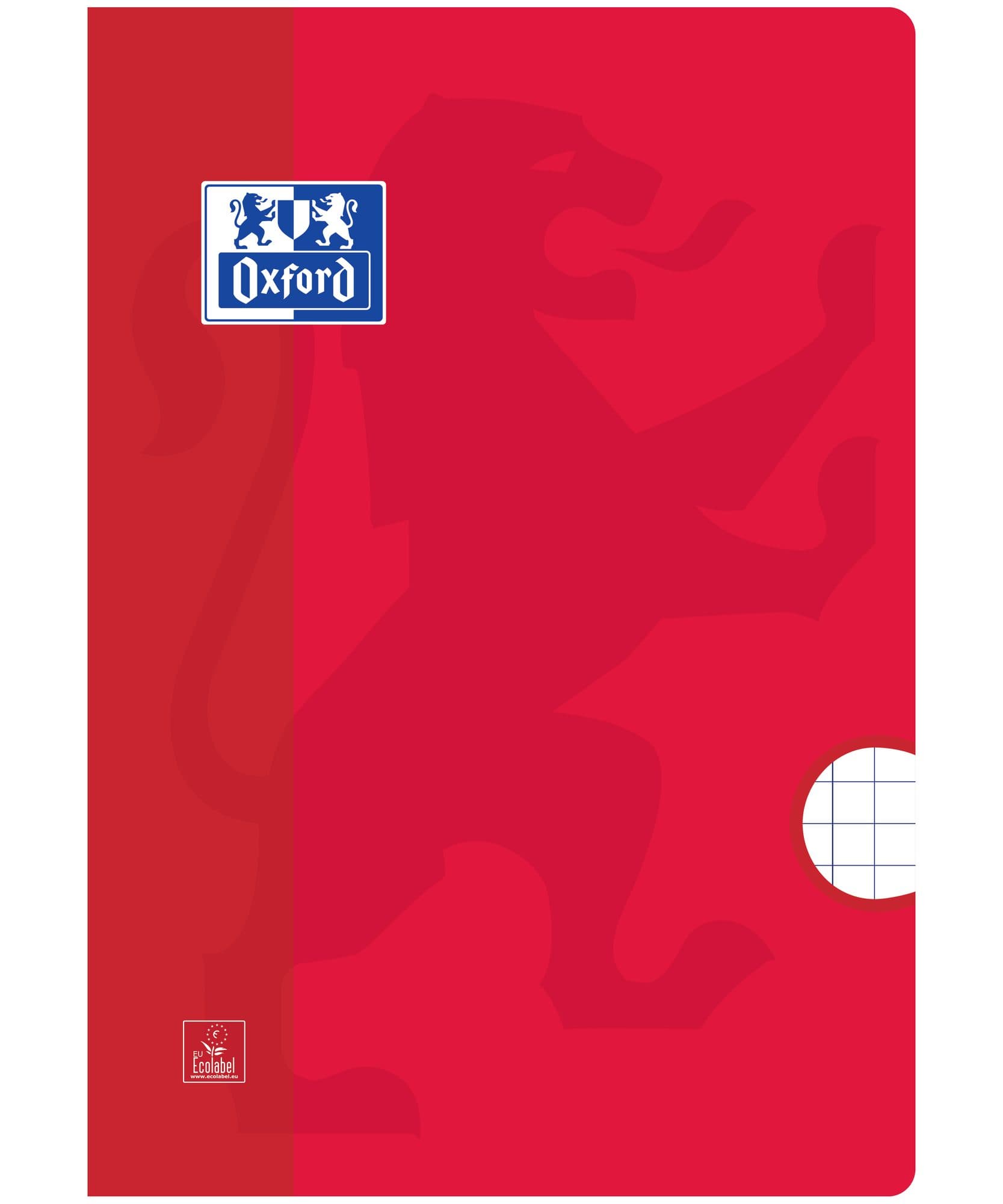 Schrift Oxford School A4 ruit 10x10mm 72 pagina's 80gr assorti 5