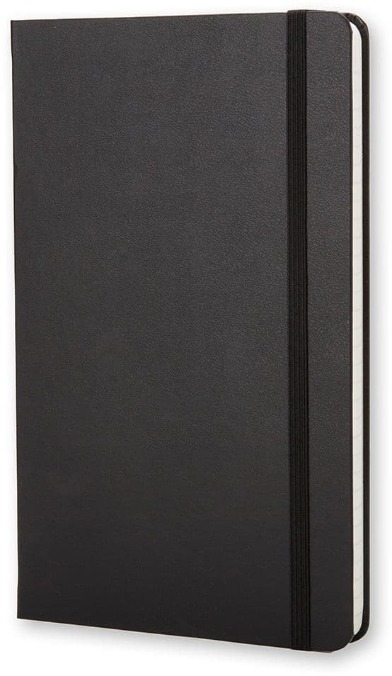 Notitieboek Moleskine large 130x210mm lijn hard cover zwart 2