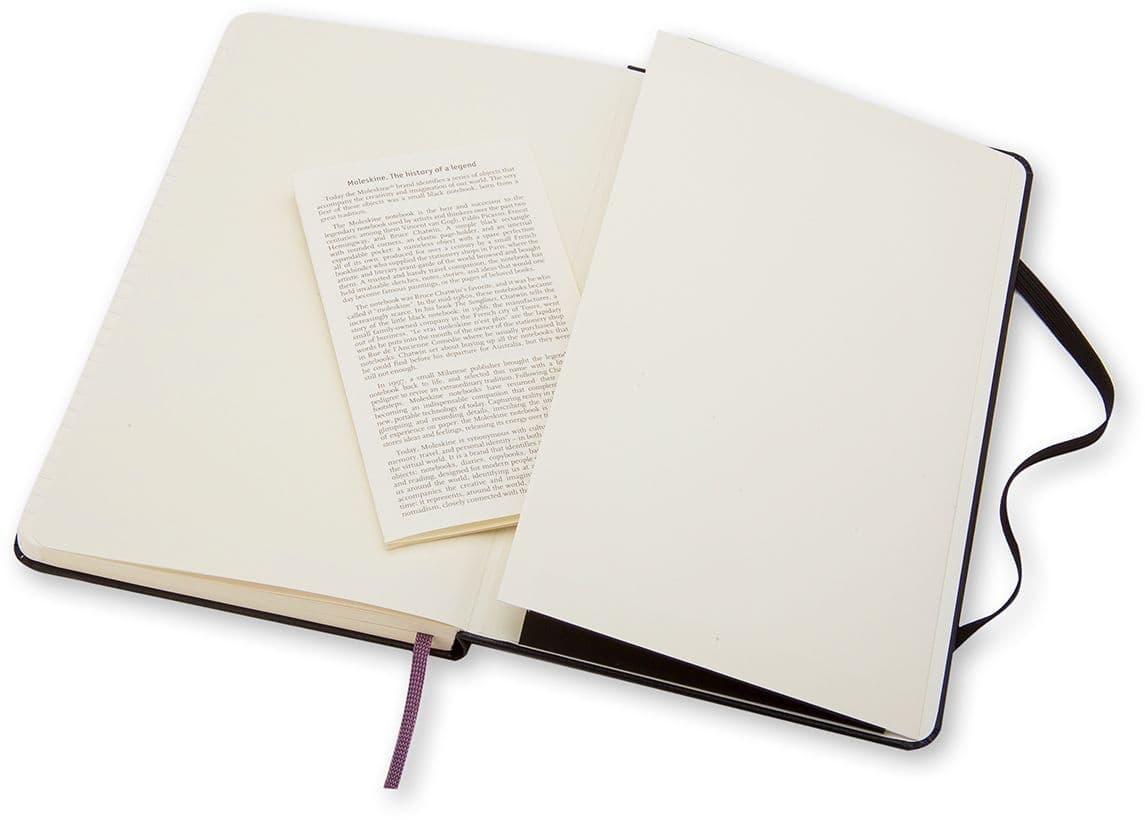 Notitieboek Moleskine pocket 90x140mm lijn hard cover zwart 4