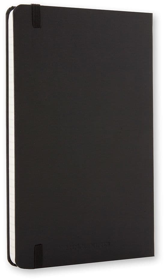 Notitieboek Moleskine pocket 90x140mm lijn hard cover zwart 6