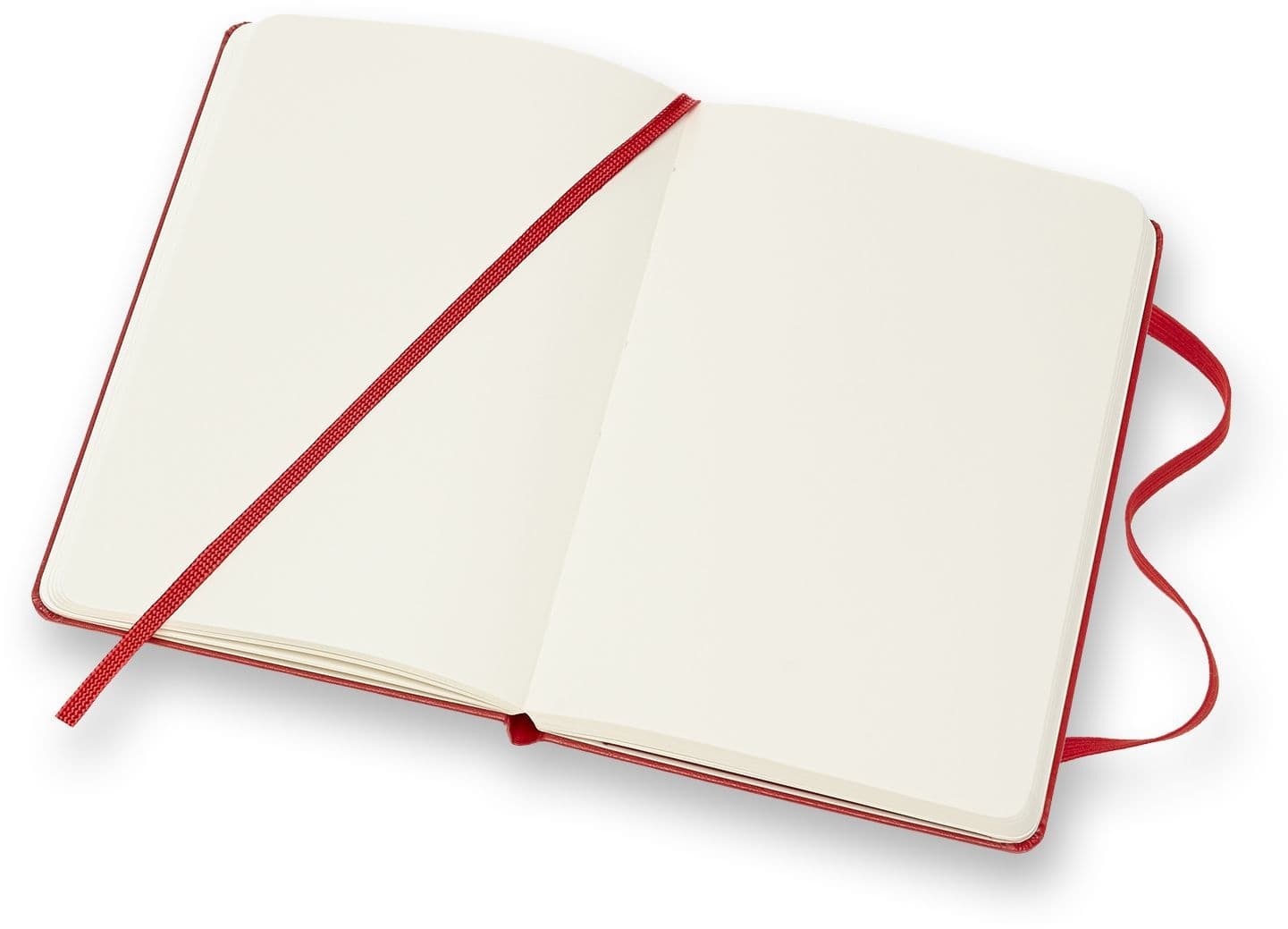 Notitieboek Moleskine pocket 90x140mm blanco hard cover rood 3