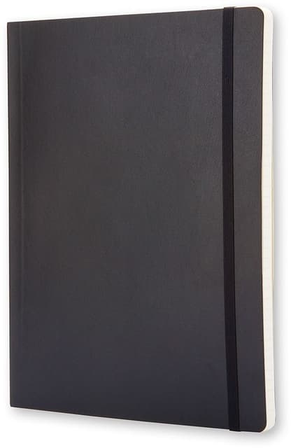 Notitieboek Moleskine XL 190x250mm lijn soft cover zwart 2
