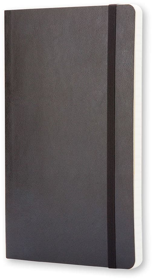 Notitieboek Moleskine pocket 90x140mm lijn soft cover zwart 2