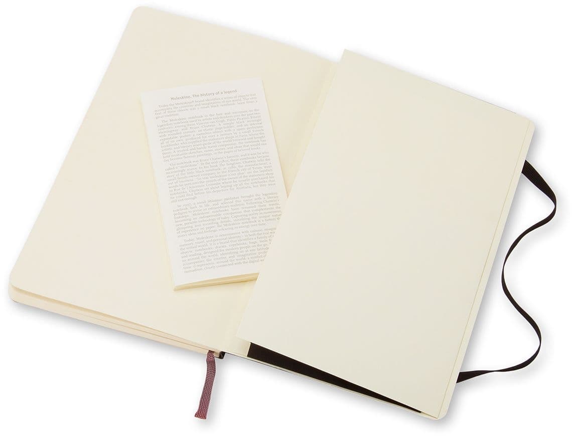 Notitieboek Moleskine pocket 90x140mm lijn soft cover zwart 4