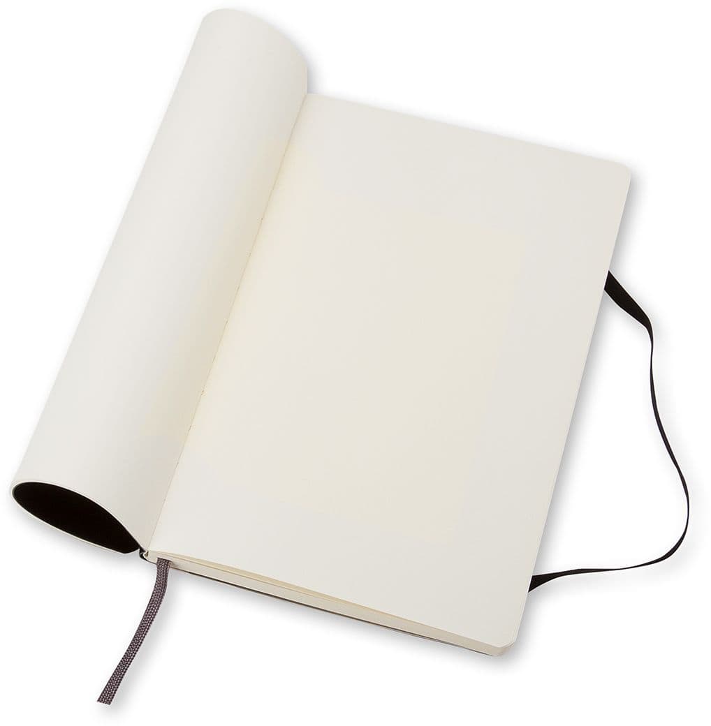 Notitieboek Moleskine pocket 90x140mm blanco soft cover zwart 3