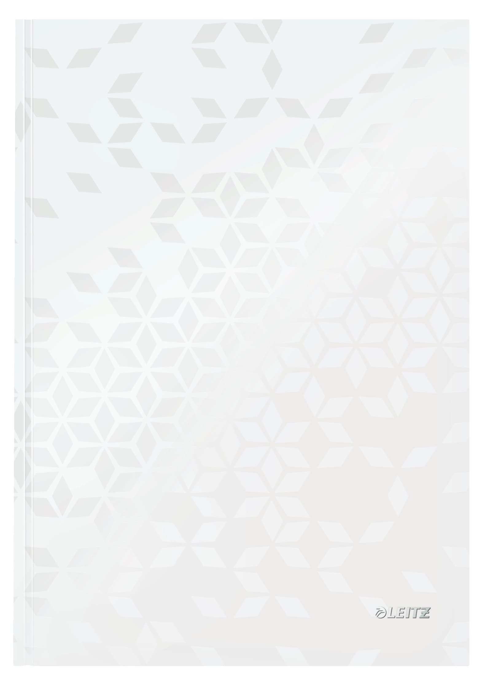 Notitieboek Leitz WOW A4 160blz 90gr lijn wit 2