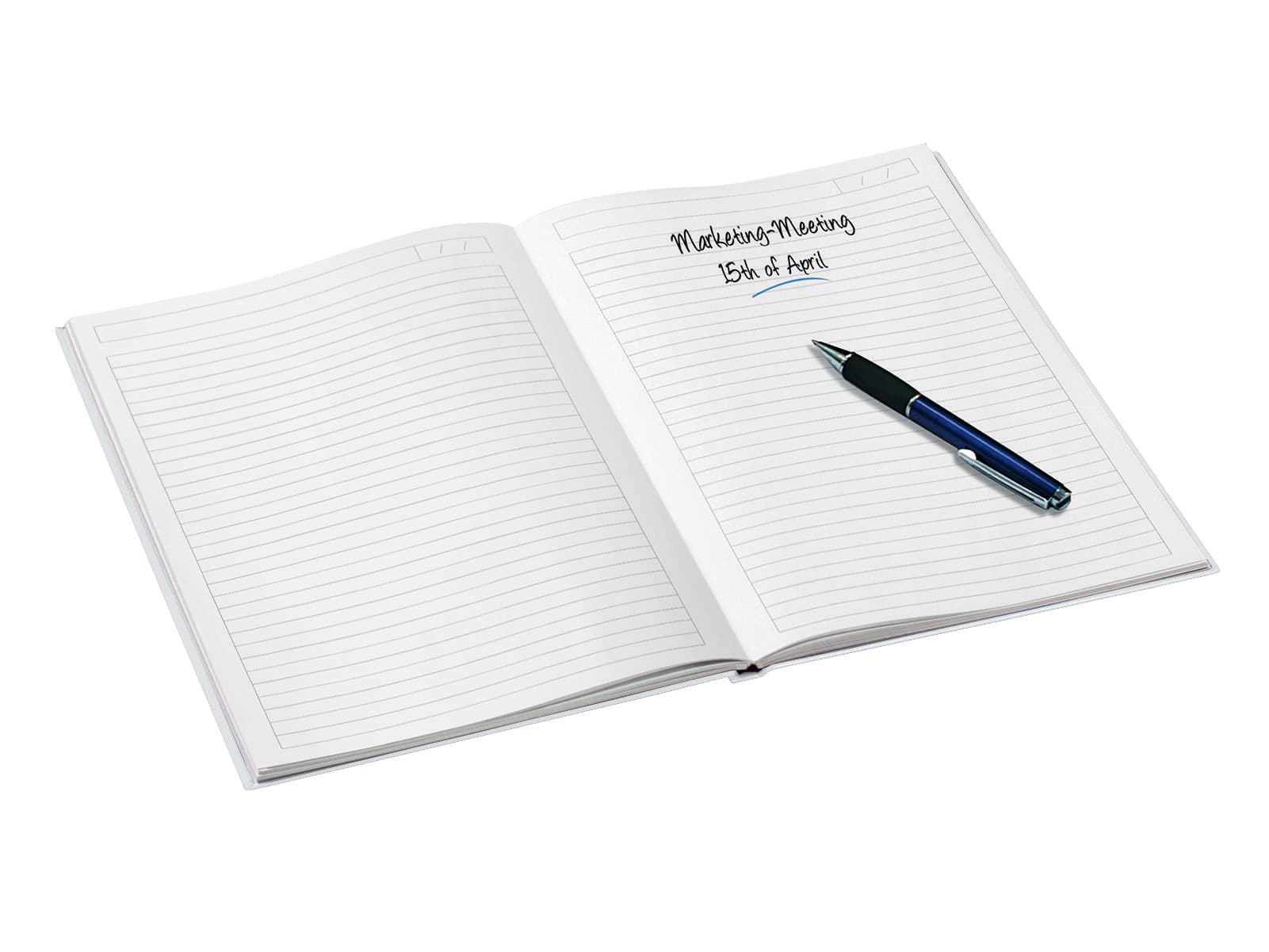 Notitieboek Leitz WOW A4 160blz 90gr lijn wit 3