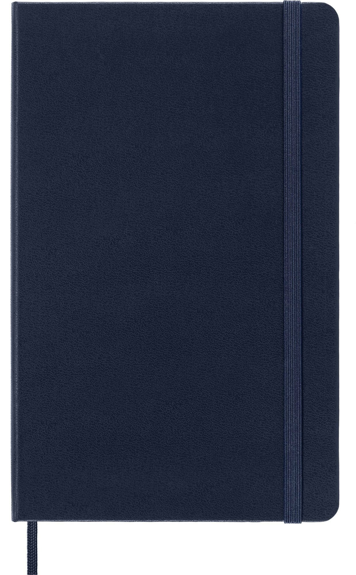 Notitieboek Moleskine large 130x210mm blanco hard cover sapphire blue 2