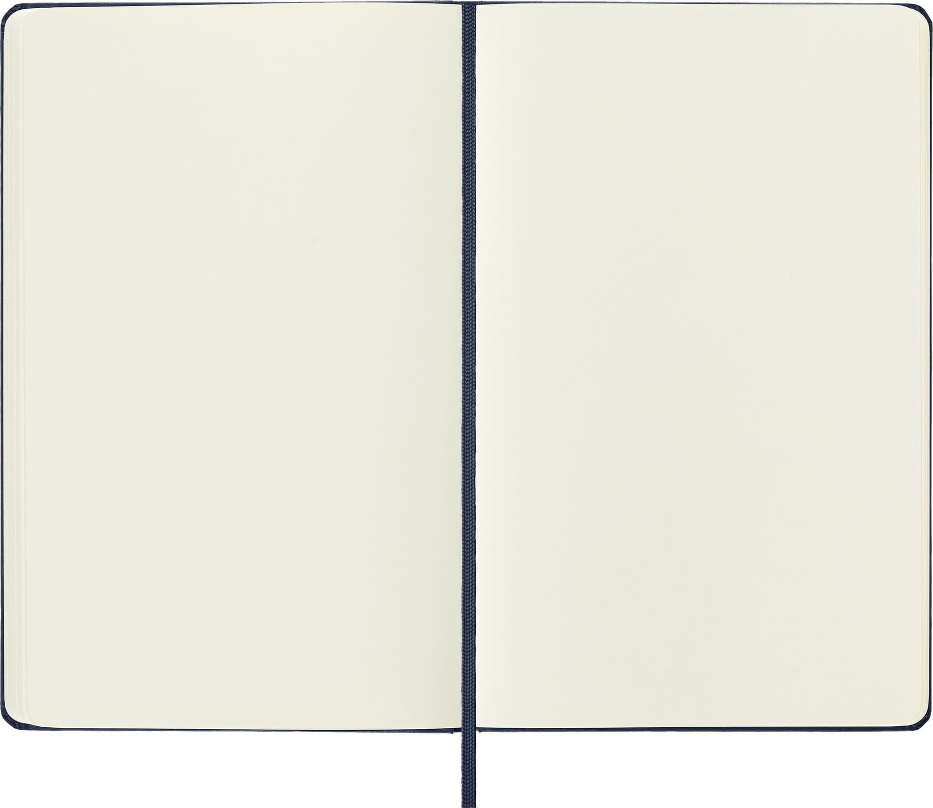 Notitieboek Moleskine large 130x210mm blanco hard cover sapphire blue 3