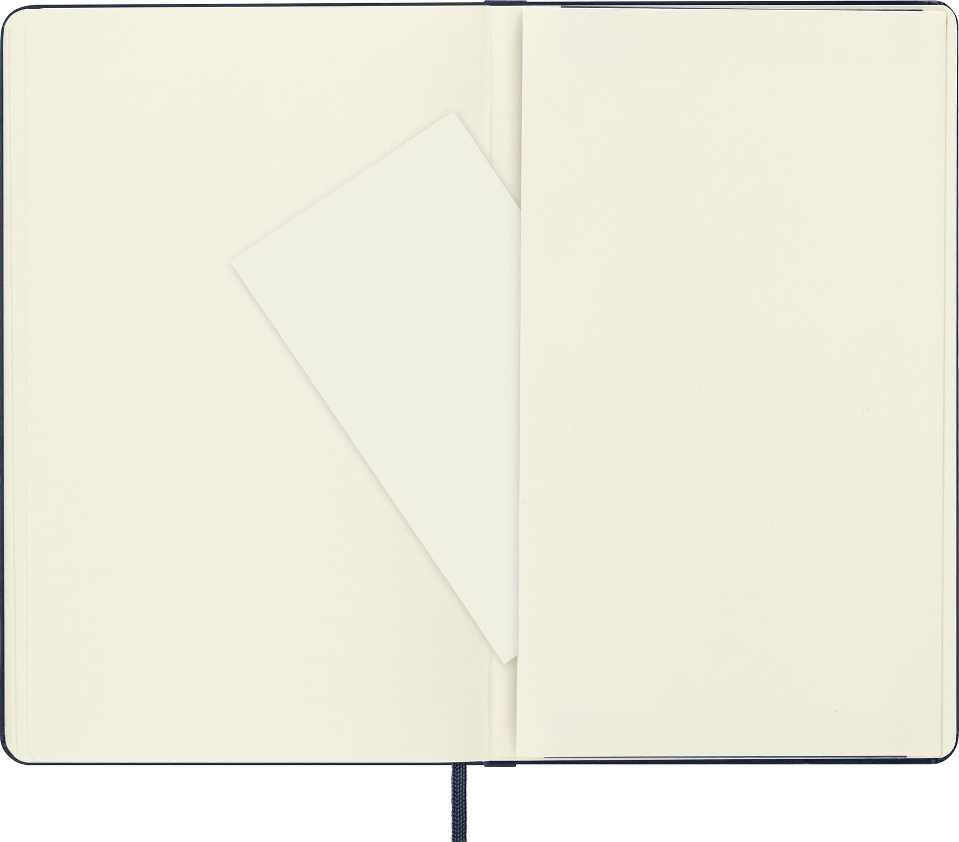 Notitieboek Moleskine large 130x210mm blanco hard cover sapphire blue 4