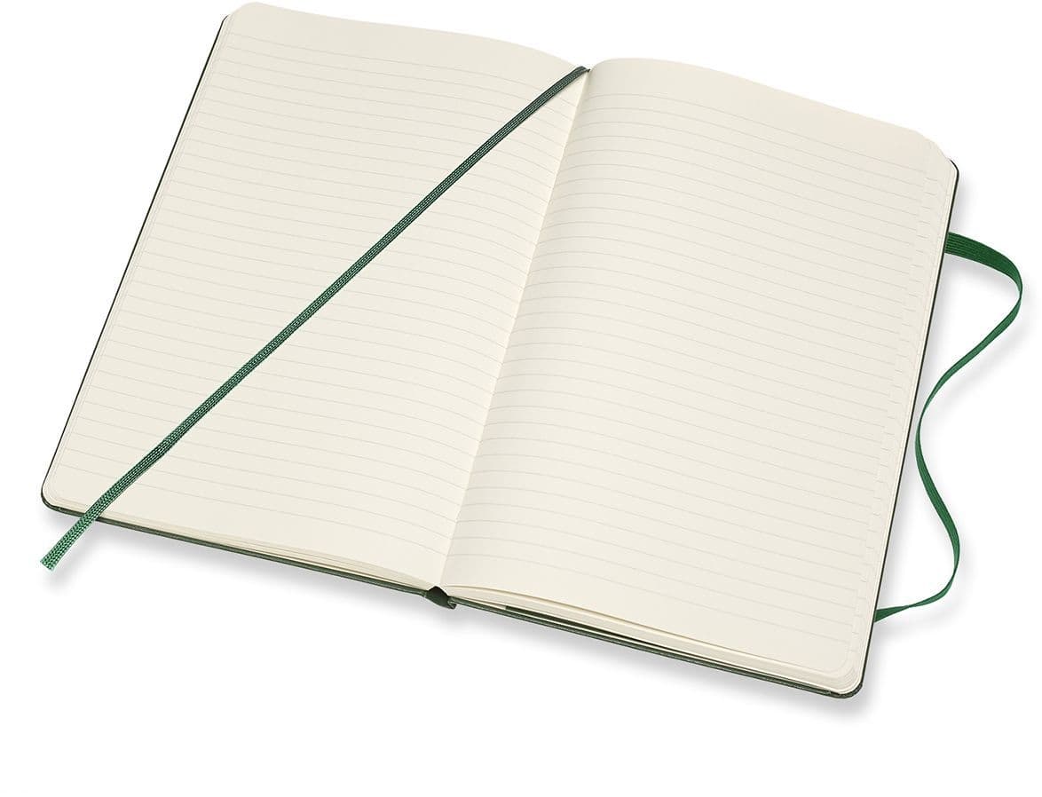Notitieboek Moleskine large 130x210mm lijn hard cover myrtle green 3