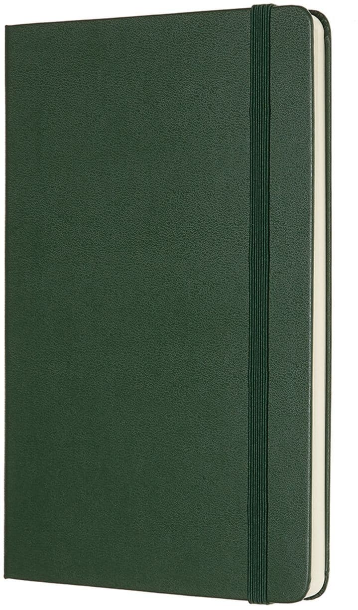 Notitieboek Moleskine large 130x210mm blanco hard cover myrtle green 2