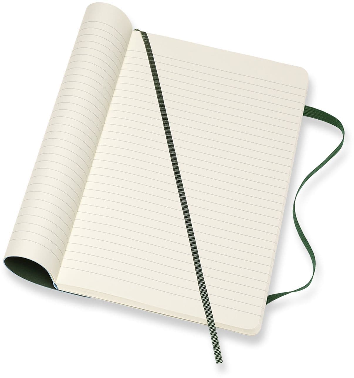Notitieboek Moleskine large 130x210mm lijn soft cover myrtle green 2