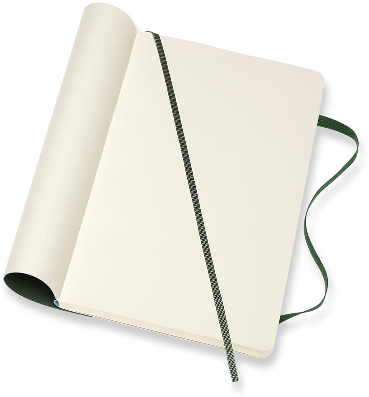 Notitieboek Moleskine large 130x210mm blanco soft cover myrtle green 3
