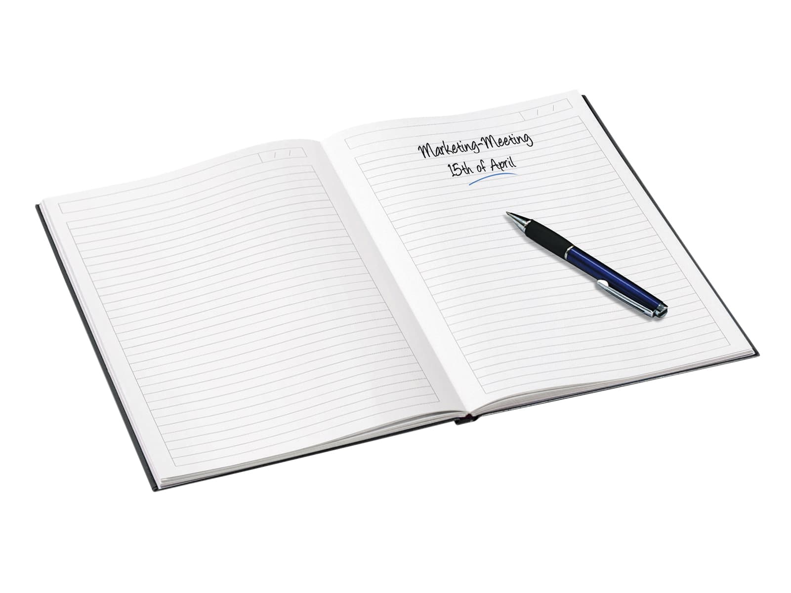 Notitieboek Leitz WOW A4 160blz 90gr lijn zwart 2