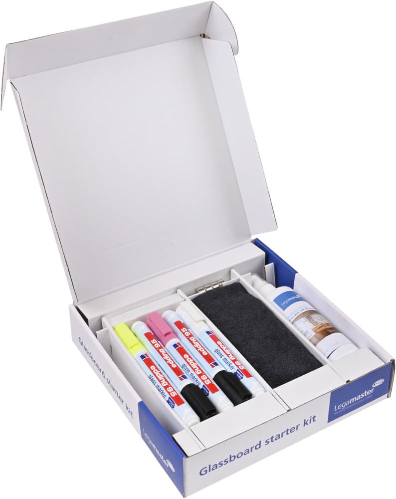 Glasbord Legamaster starterkit 2