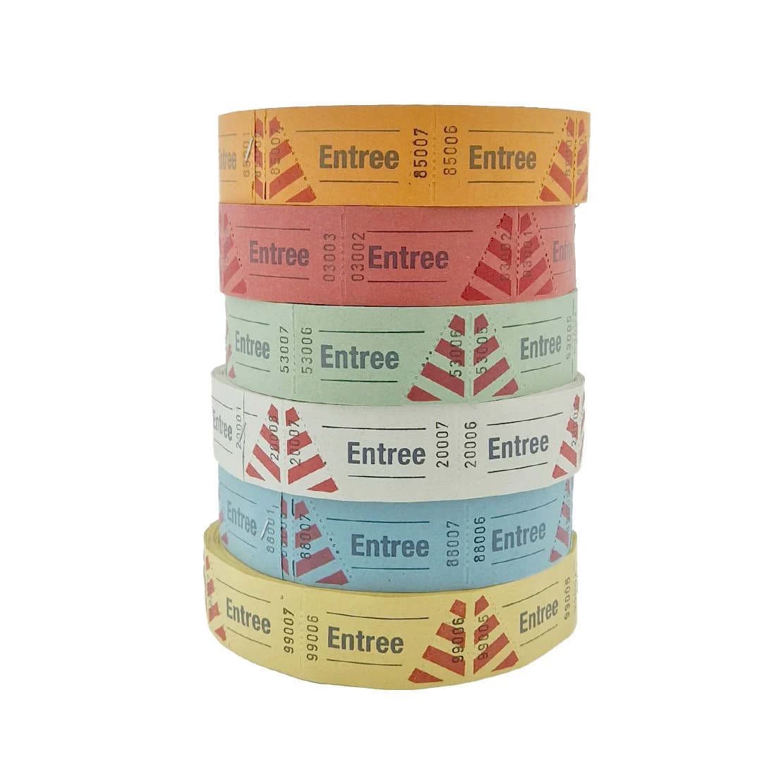 Entreebewijs Combicraft nummering 1-1000 blauw 1000 stuks 2