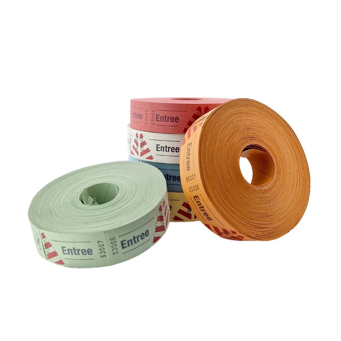 Entreebewijs Combicraft nummering 1-1000 blauw 1000 stuks 3
