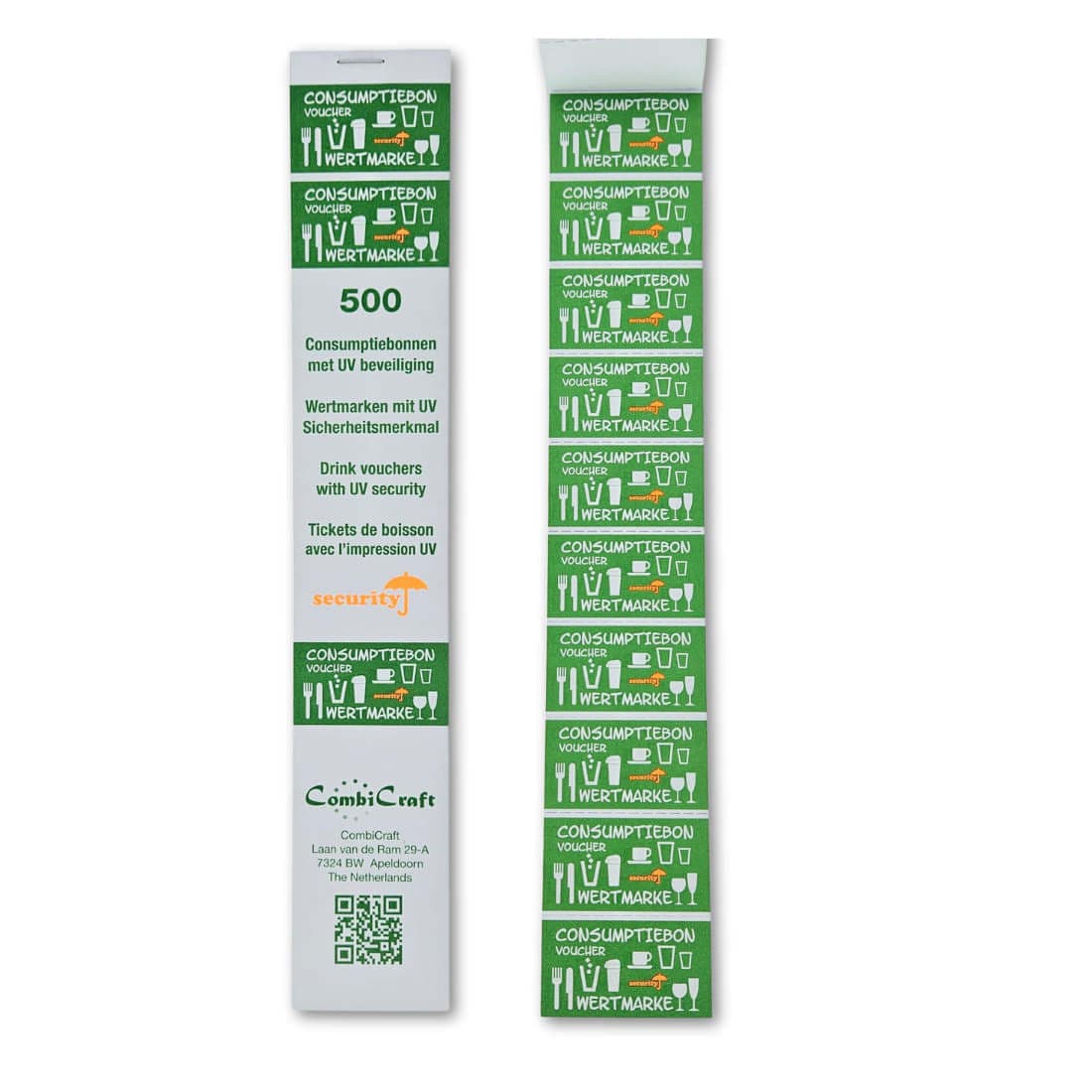 Consumptiebon Combicraft UV beveiliging 500 stuks groen 3