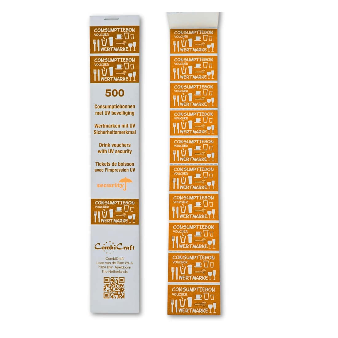 Consumptiebon Combicraft UV beveiliging 500 stuks oranje 3