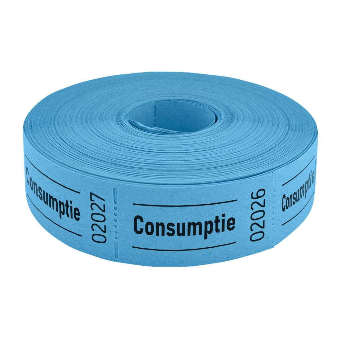 Consumptiebon Combicraft 57x30mm 2-zijdig 2x1000 stuks blauw 3